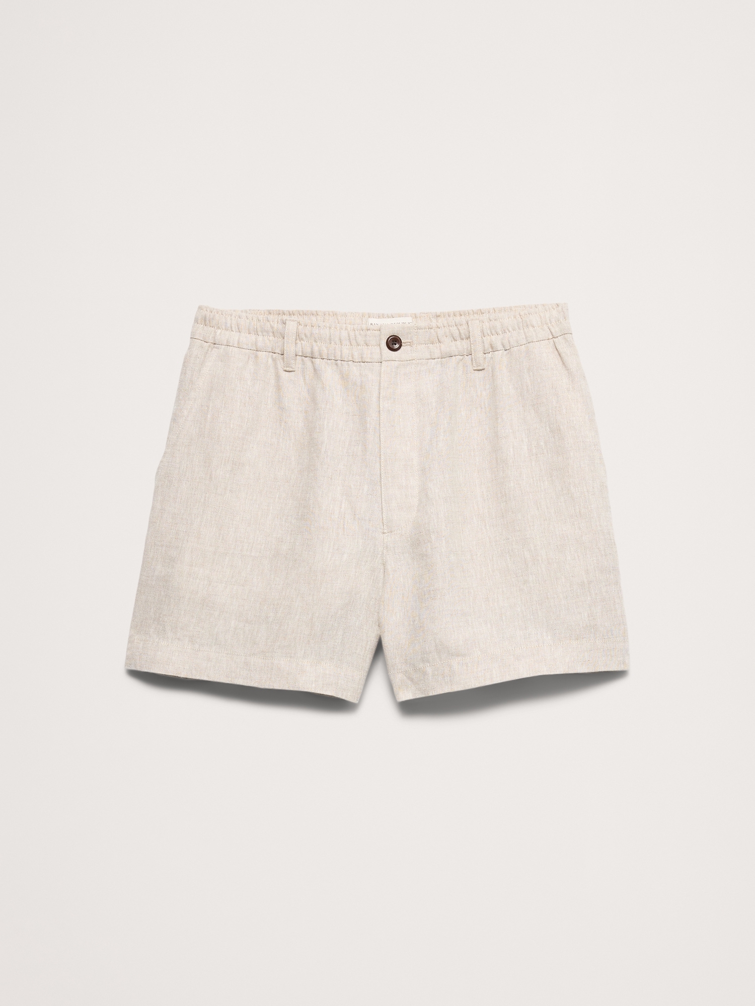 Image number 4 showing, 5" Linen Pull-On Short