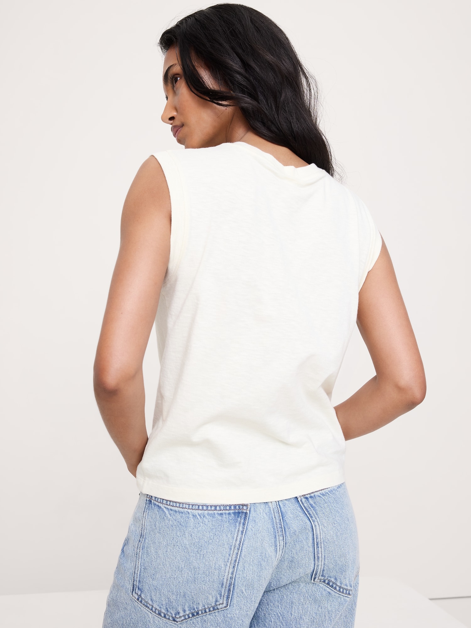 L'image numéro 3 présente Camisole en coton flammé