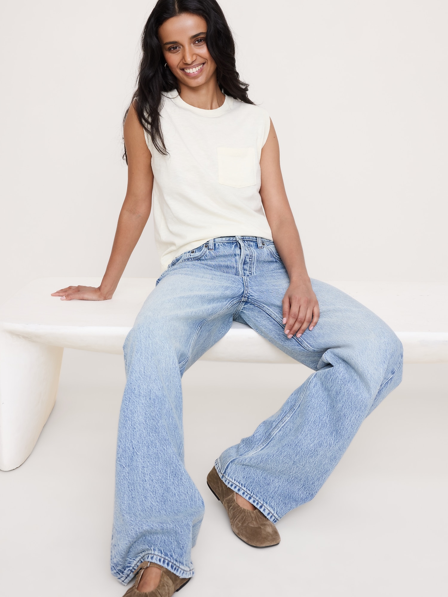 CAMISOLE EN COTON FLAMMÉ