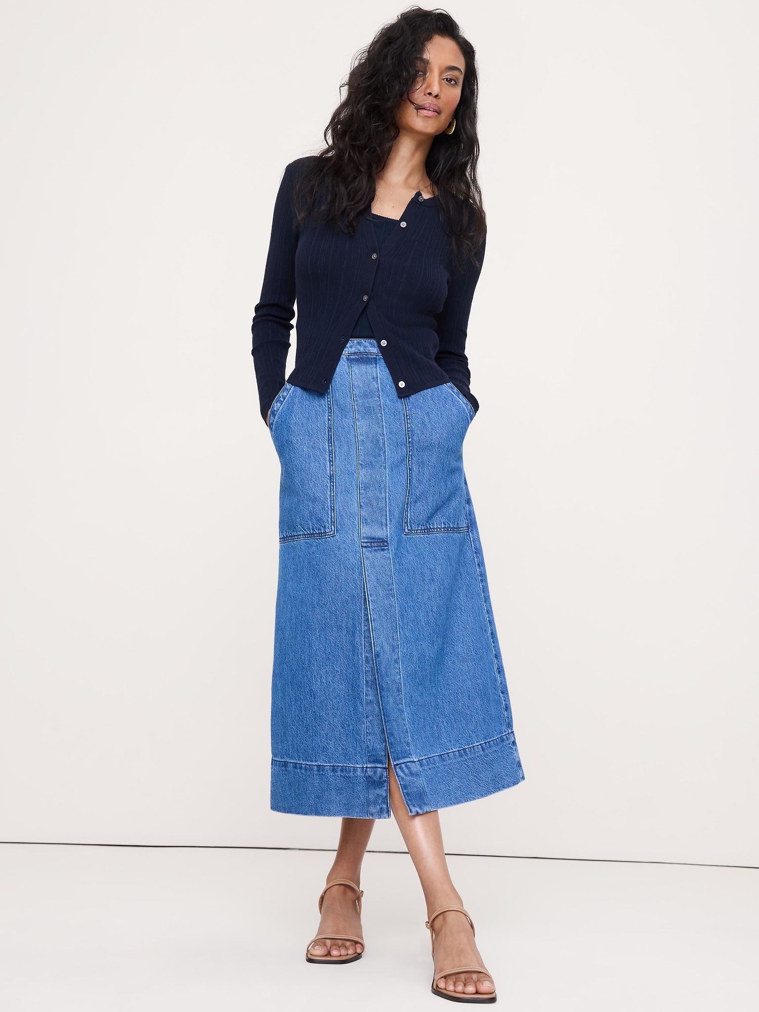 Image number 1 showing, Crinkle Knit Cropped Cardigan