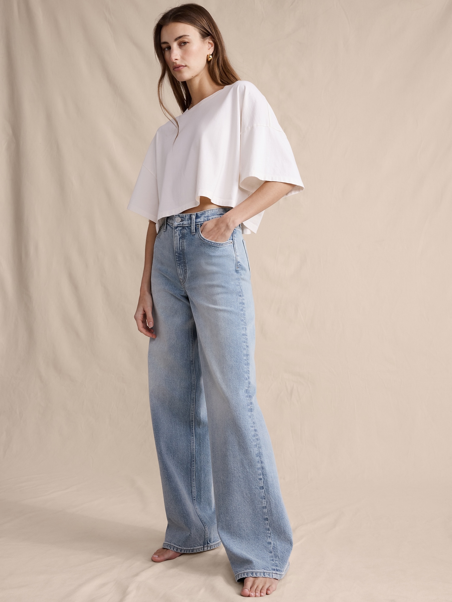 Image number 4 showing, The Icon Classic Wide-Leg Jean