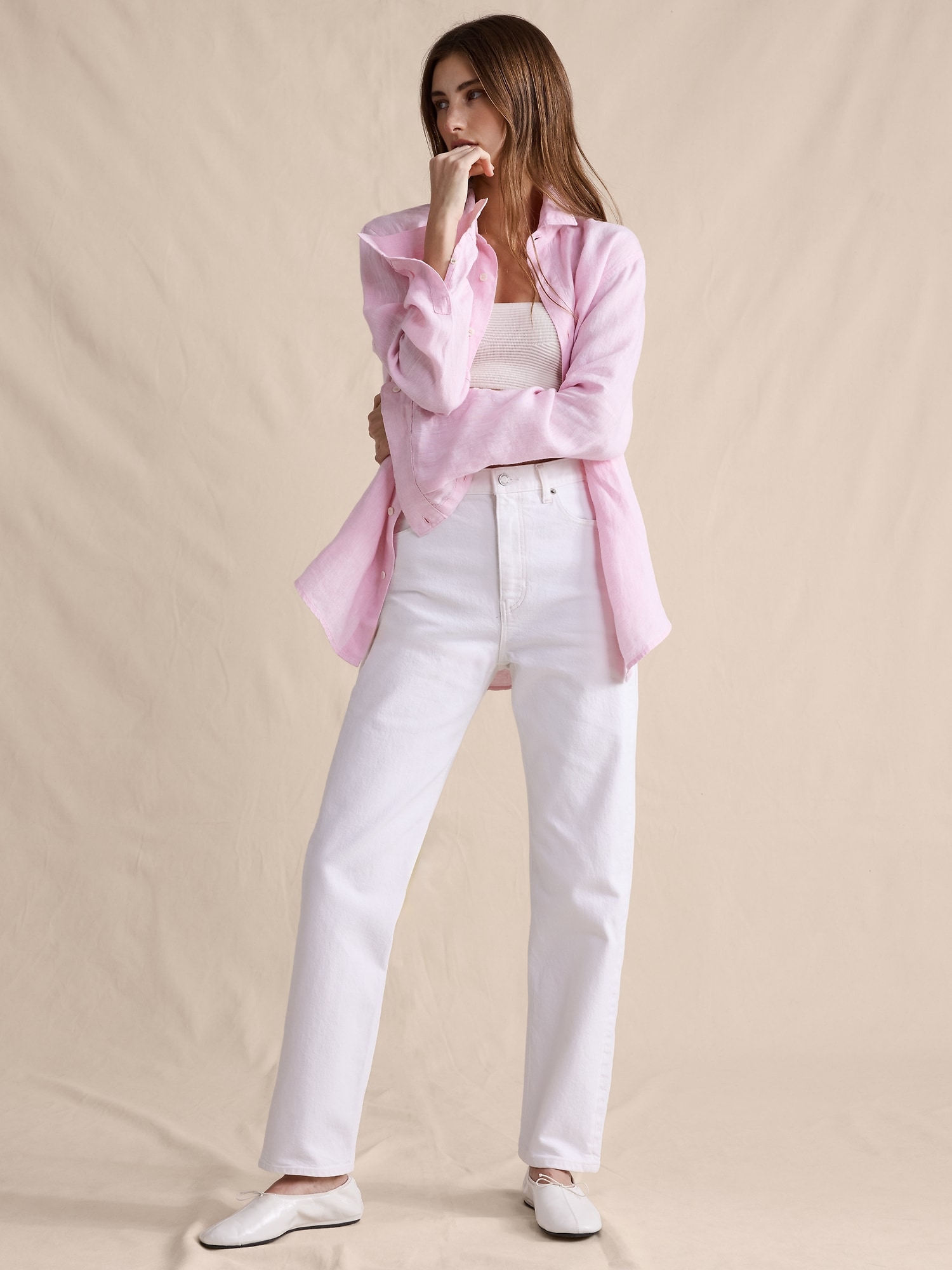 JEAN DROIT À TAILLE HAUTE DES ANNÉES 90