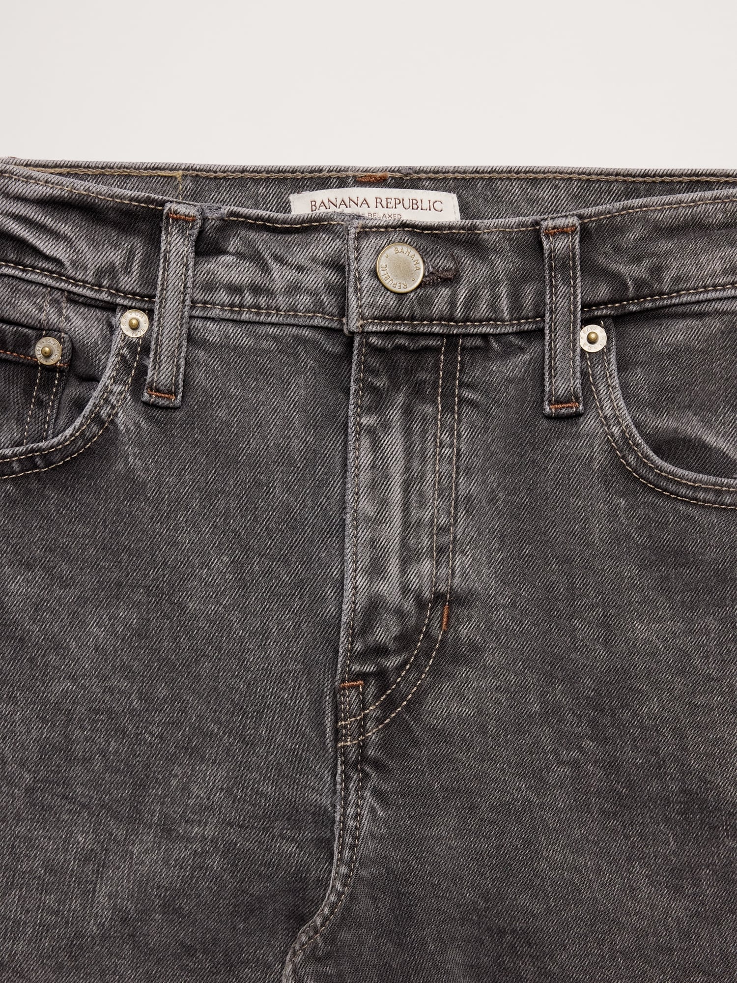 L'image numéro 7 présente Jean ample années 1990 à taille mi-basse