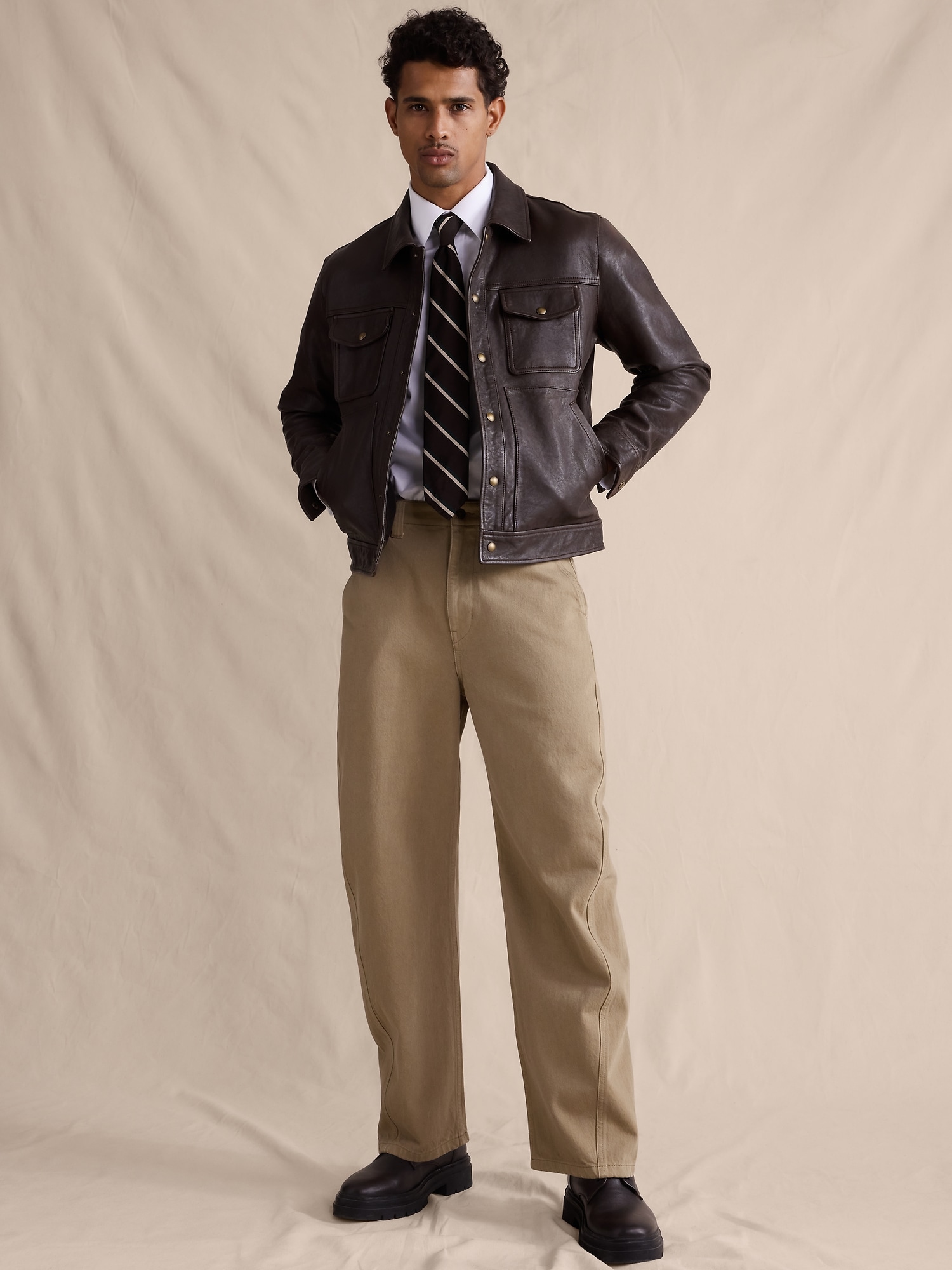 Loose Twisted Seam Jean