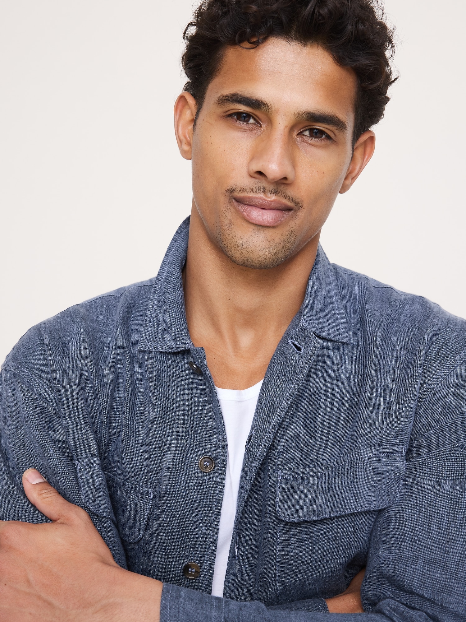 Image number 3 showing, Relaxed-Fit Linen Resort Shirt