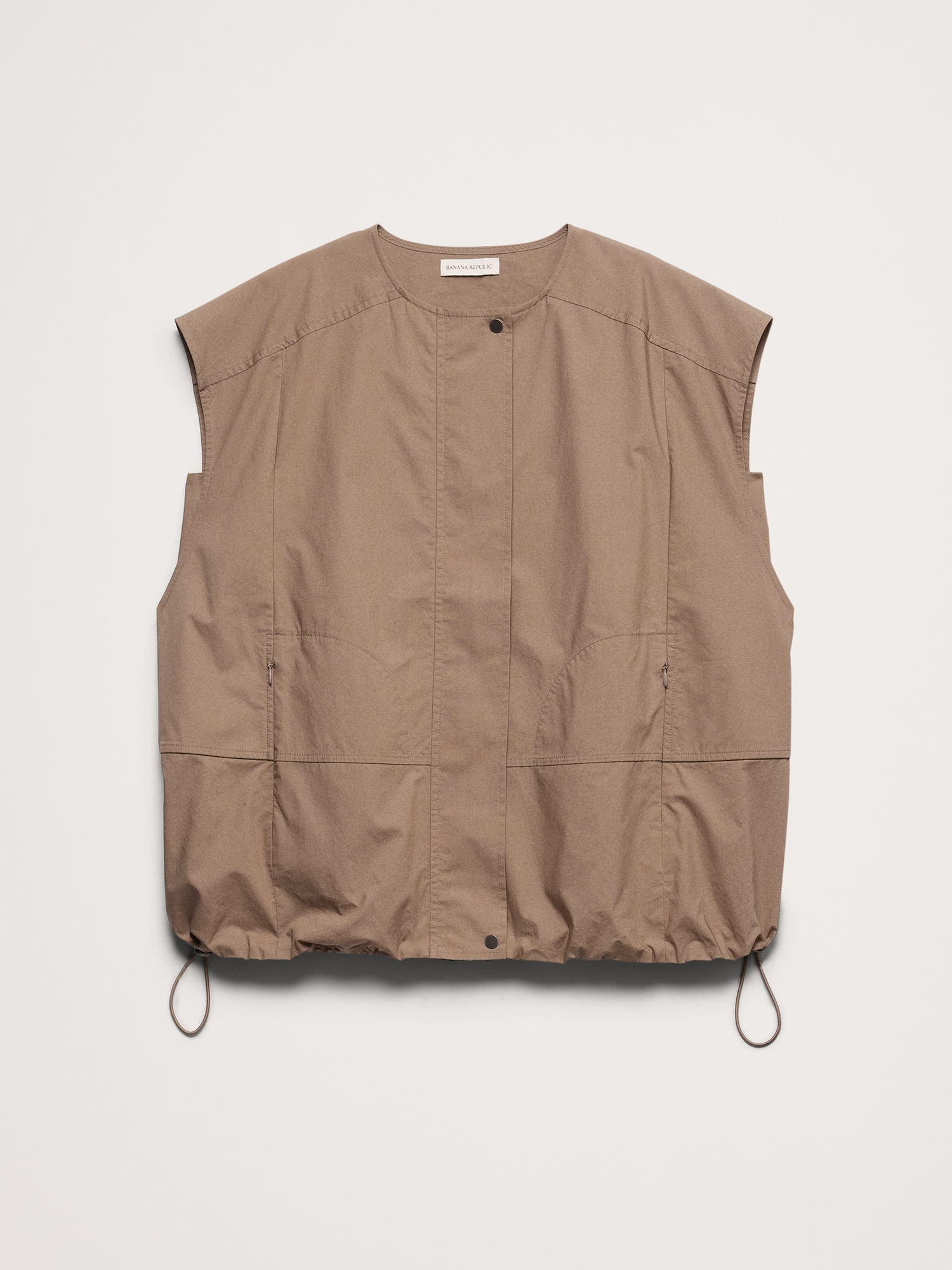 Image number 4 showing, Cotton Poplin Bubble-Hem Top