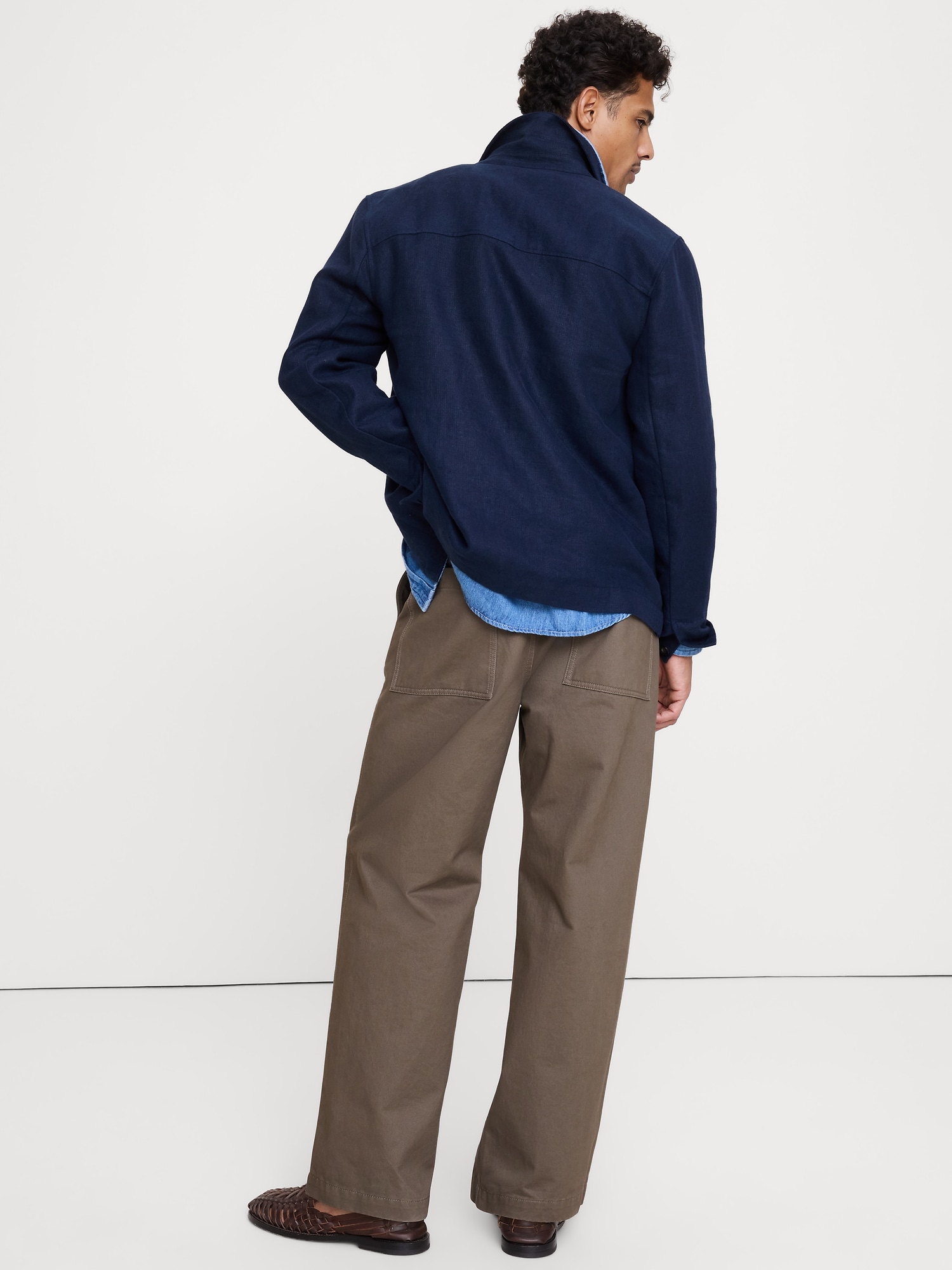 Image number 5 showing, Loose Belted Chino