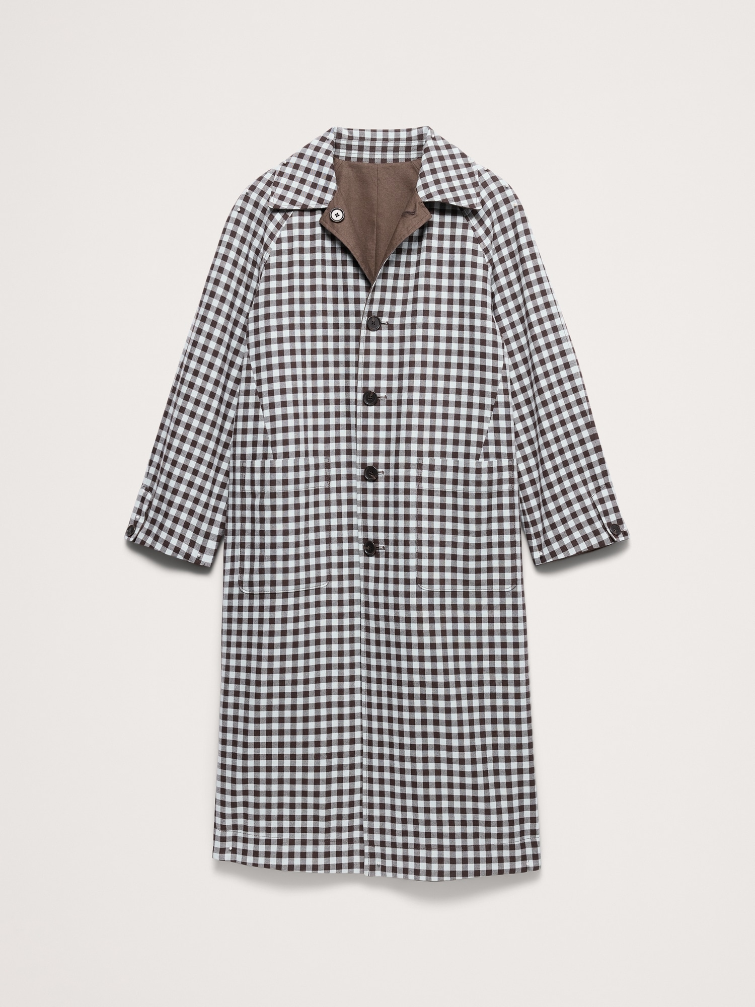 Image number 8 showing, Reversible Cotton Car Coat