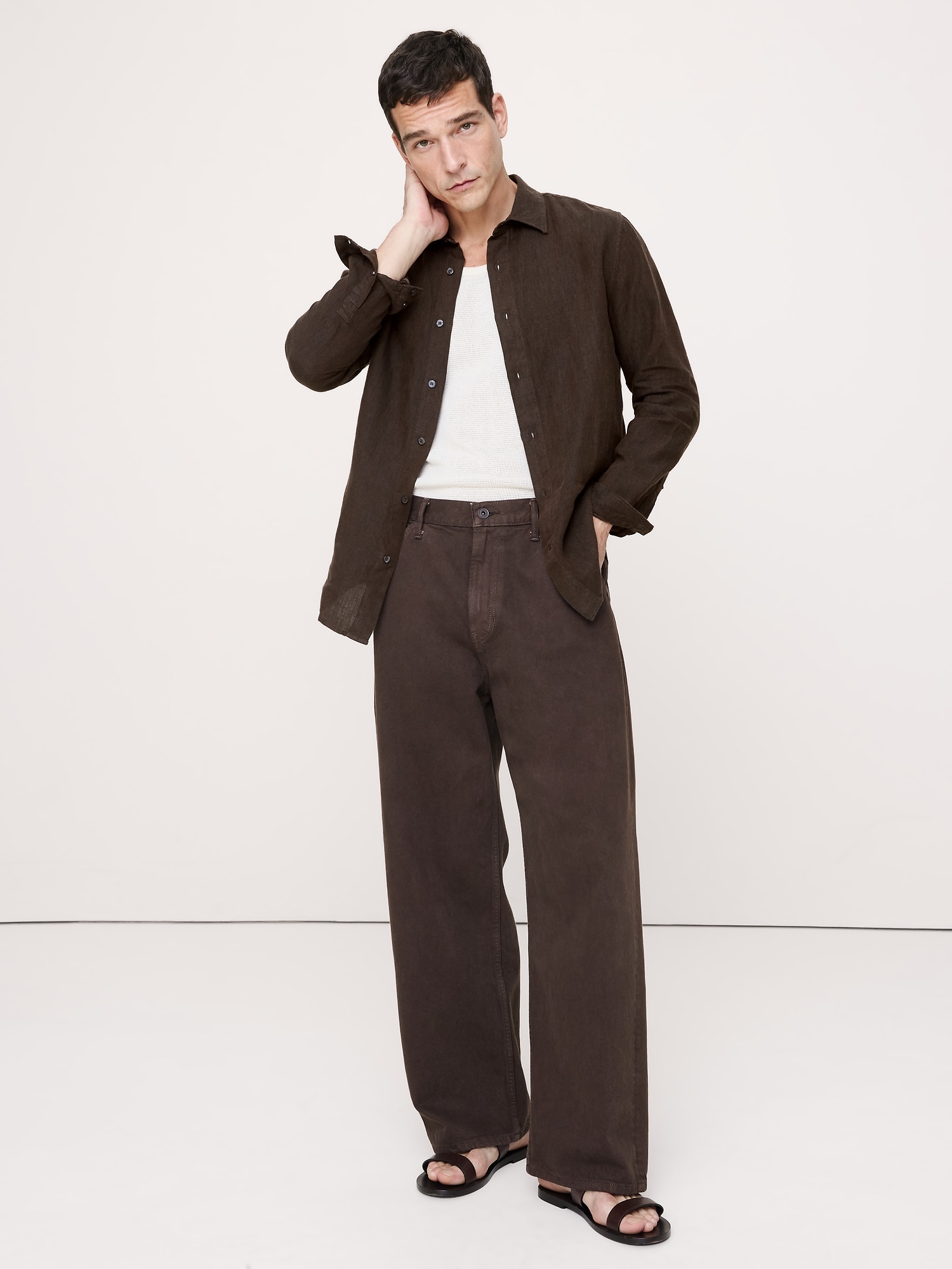 CHEMISE AJUSTÉE EN LIN