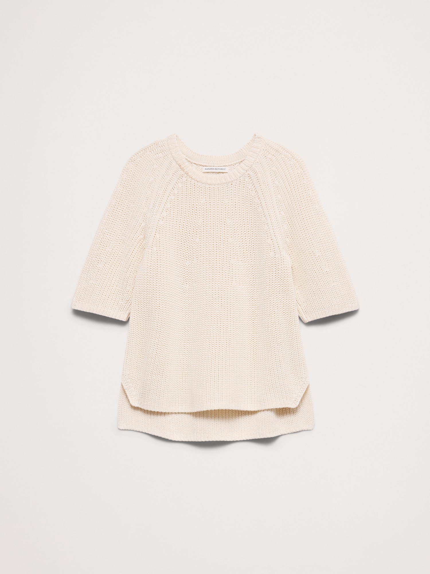 Image number 3 showing, Cotton Puff-Sleeve Sweater