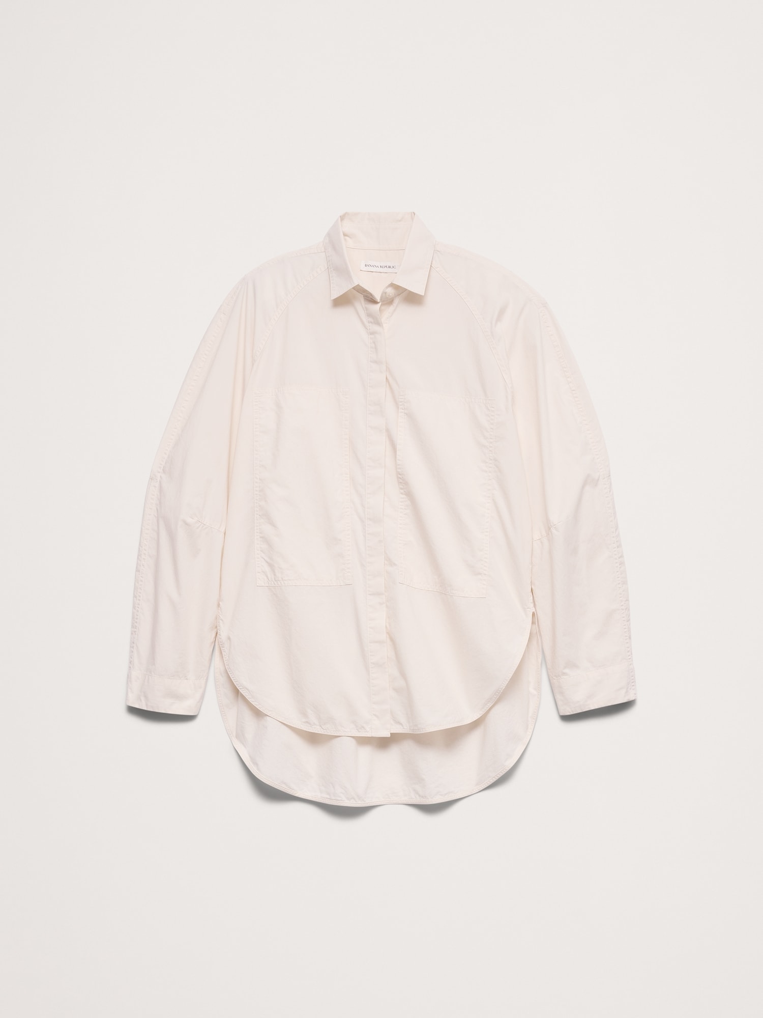 Image number 5 showing, Oversized Cotton Poplin Utility Pocket Shirt