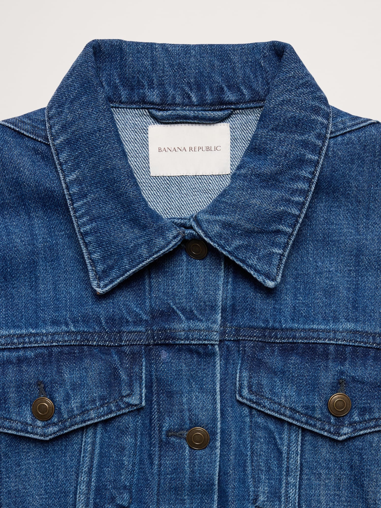 L'image numéro 6 présente Veste surdimensionnée en denim