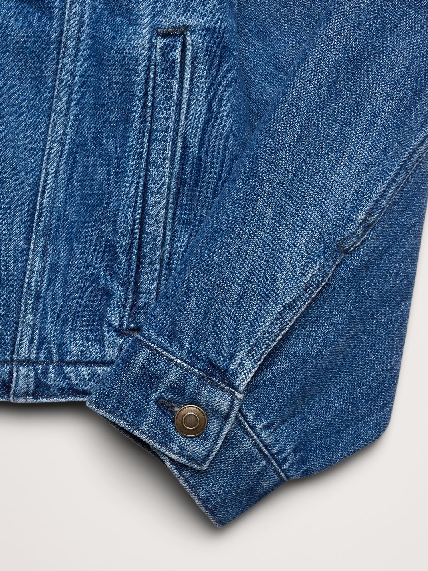 L'image numéro 7 présente Veste surdimensionnée en denim