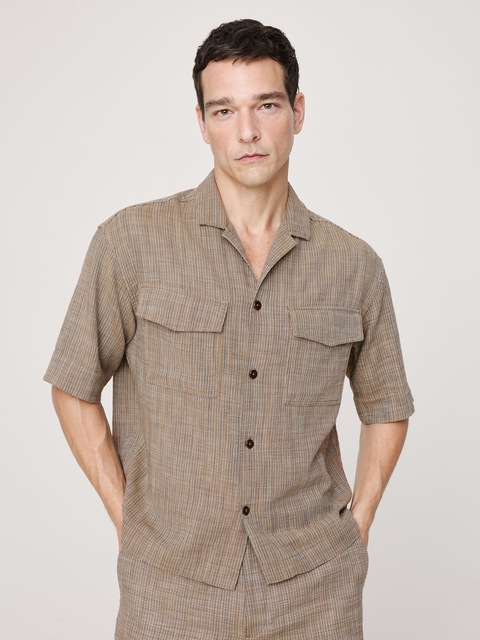 CHEMISE DE VACANCES DÉCONTRACTÉE EN COTON