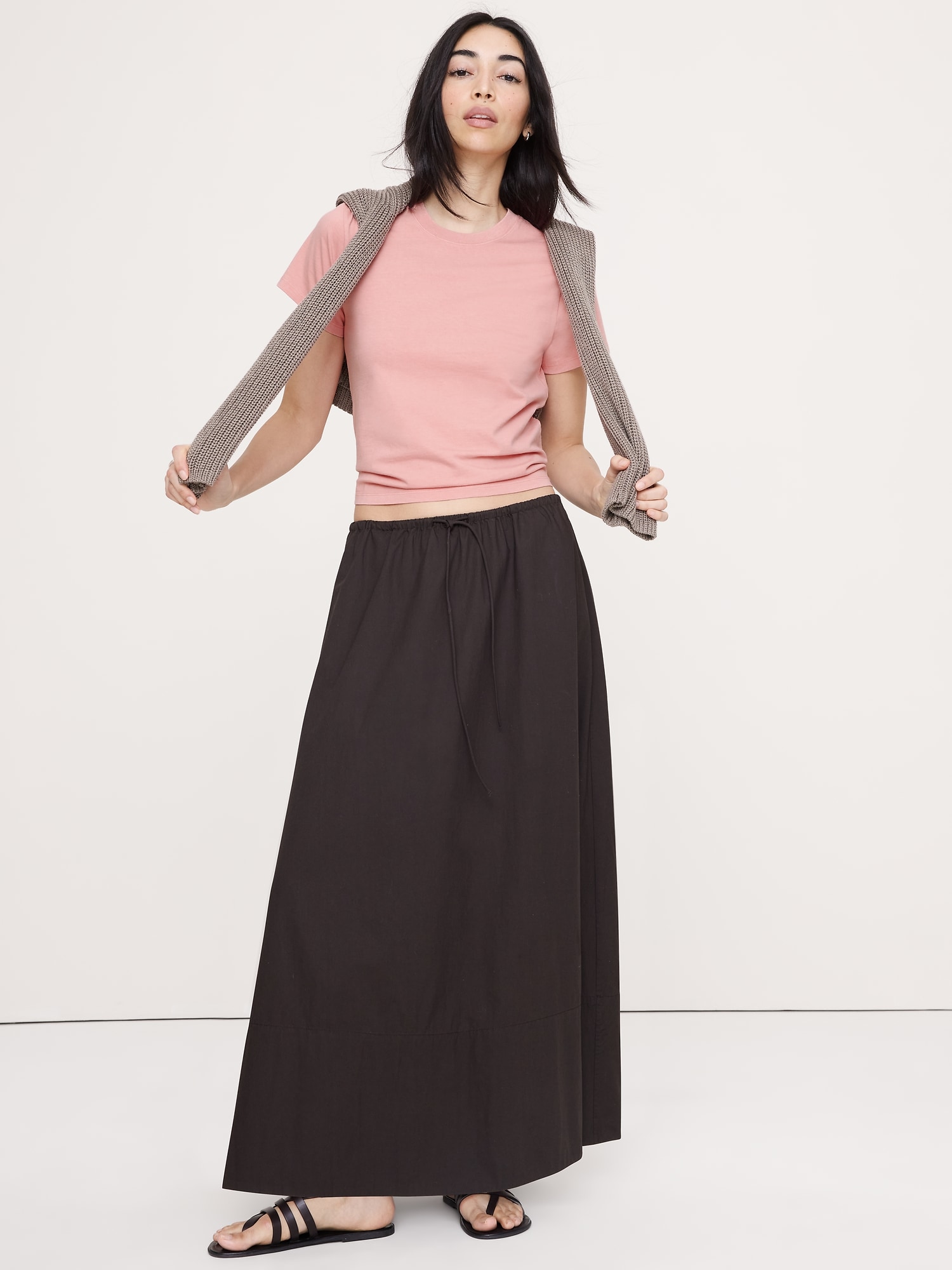 T-SHIRT RAS DU COU EN COTON RÉTRO