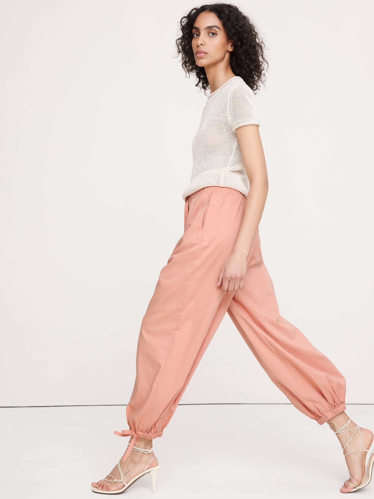 Image number 6 showing, Lightweight Cotton Balloon Pant