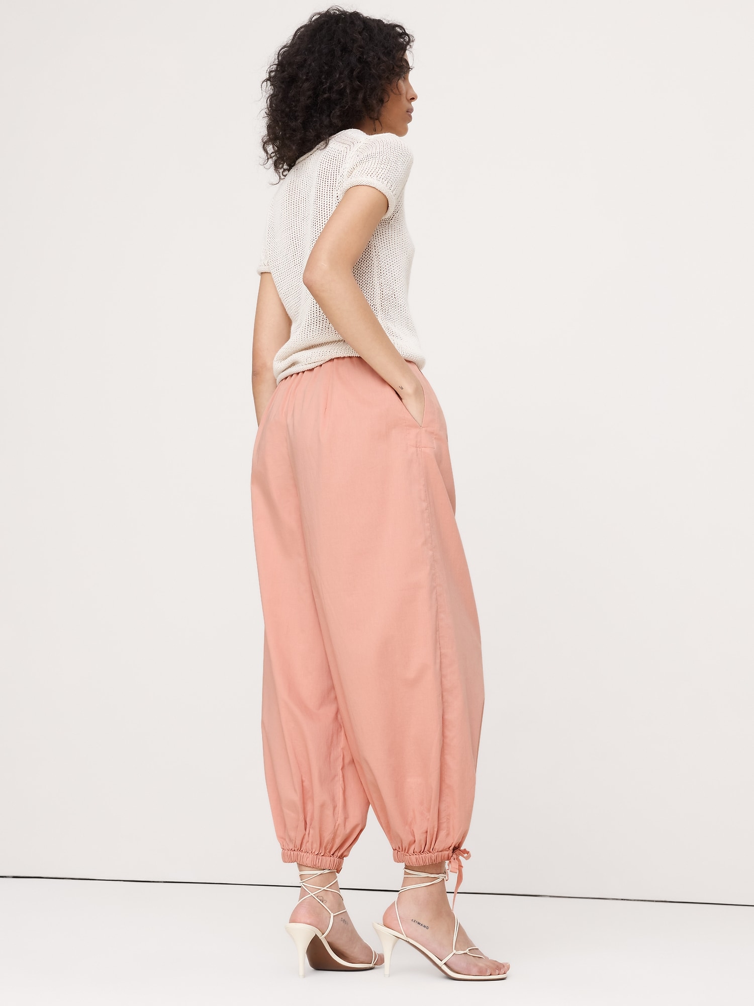 Image number 5 showing, Lightweight Cotton Balloon Pant