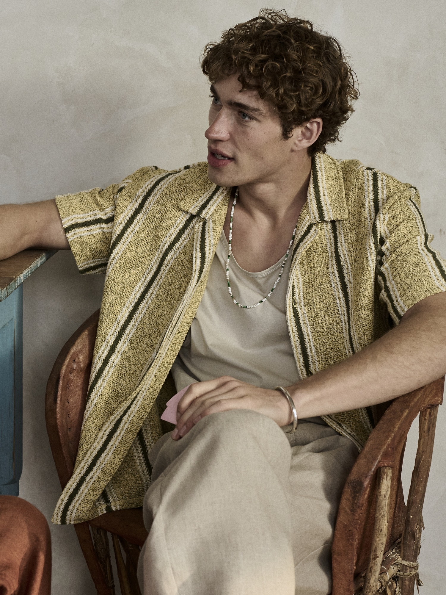 Image number 5 showing, Relaxed-Fit Striped Resort Shirt