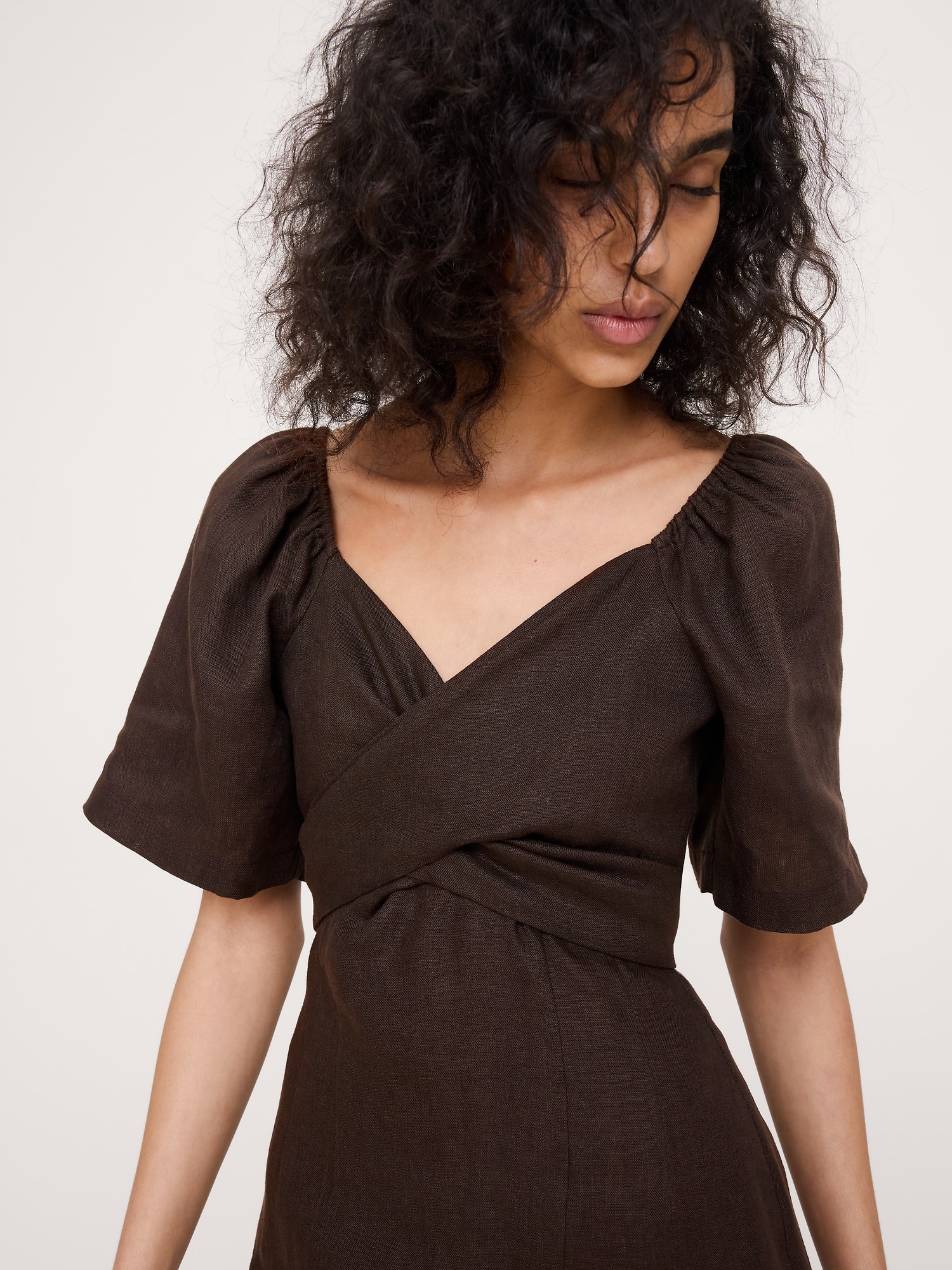 Image number 7 showing, Linen Sweetheart Maxi Dress