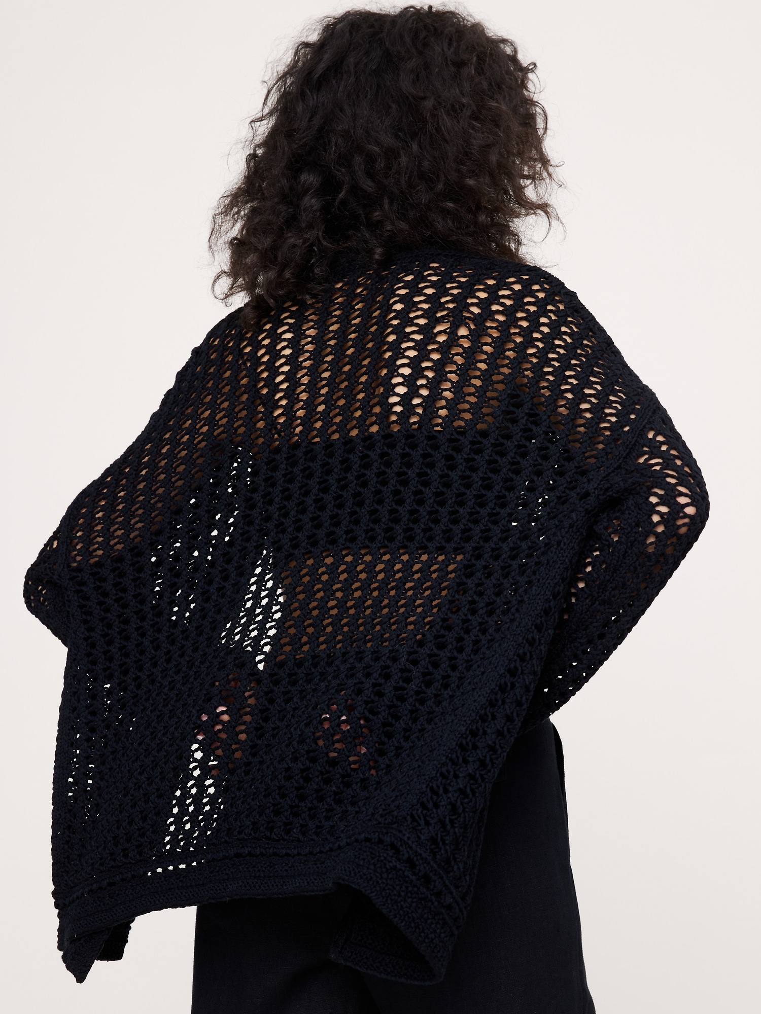 Image number 2 showing, Cotton Crochet Cardigan