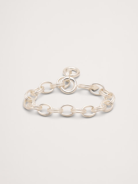 BRACELET À MAILLONS OVALES DOUBLES