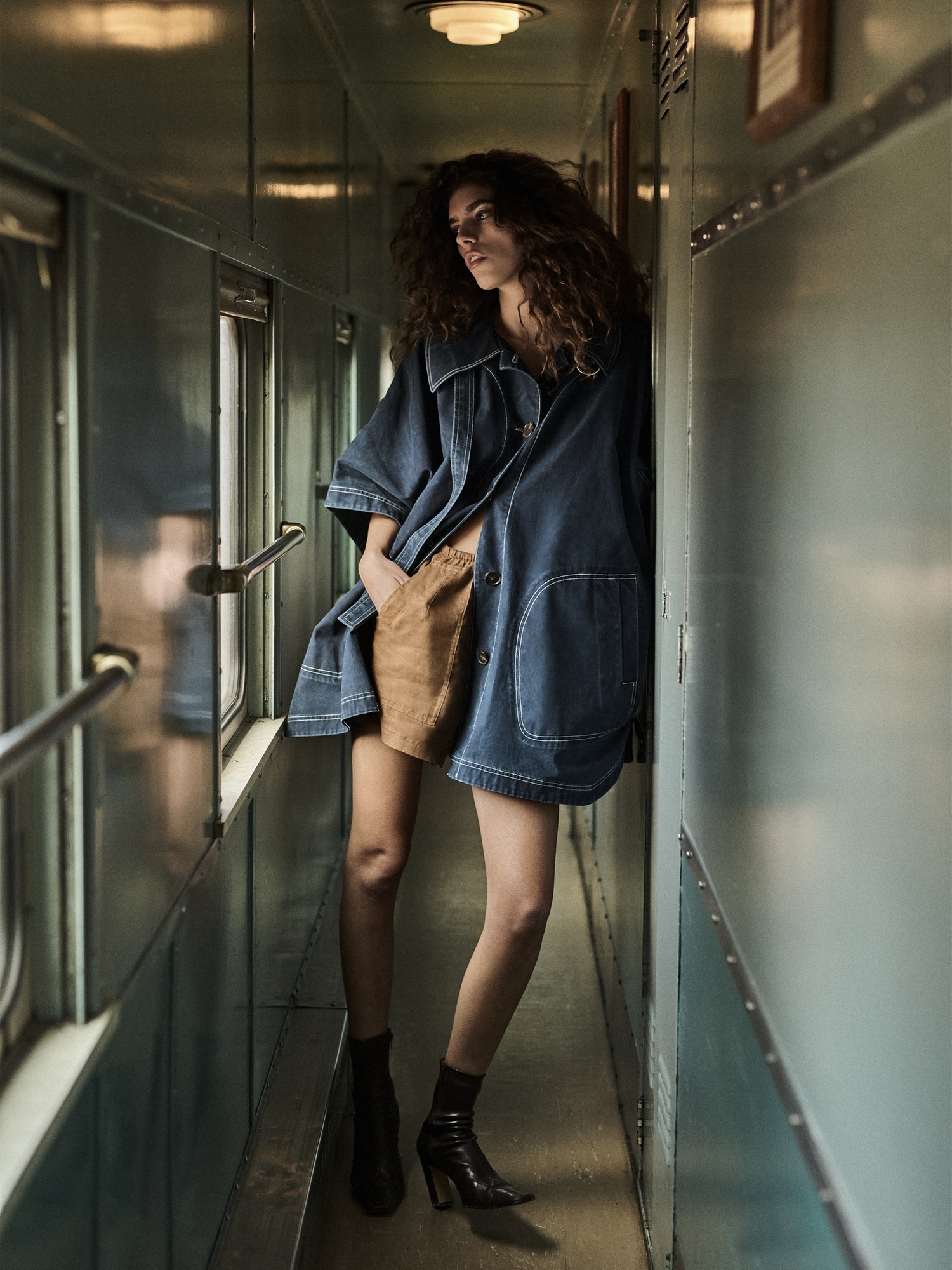 L'image numéro 5 présente Cape en sergé de coton