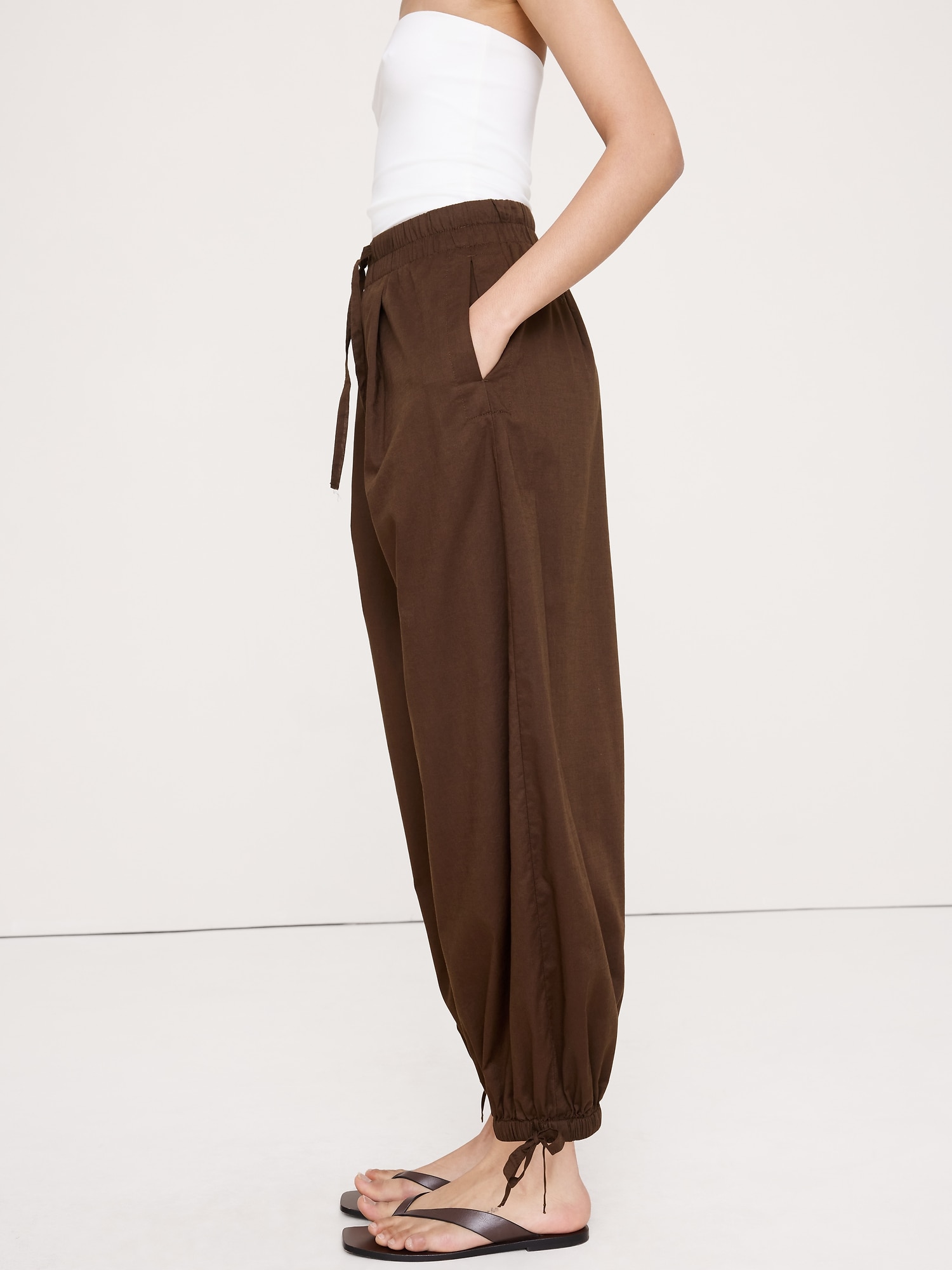 Image number 3 showing, Lightweight Cotton Balloon Pant