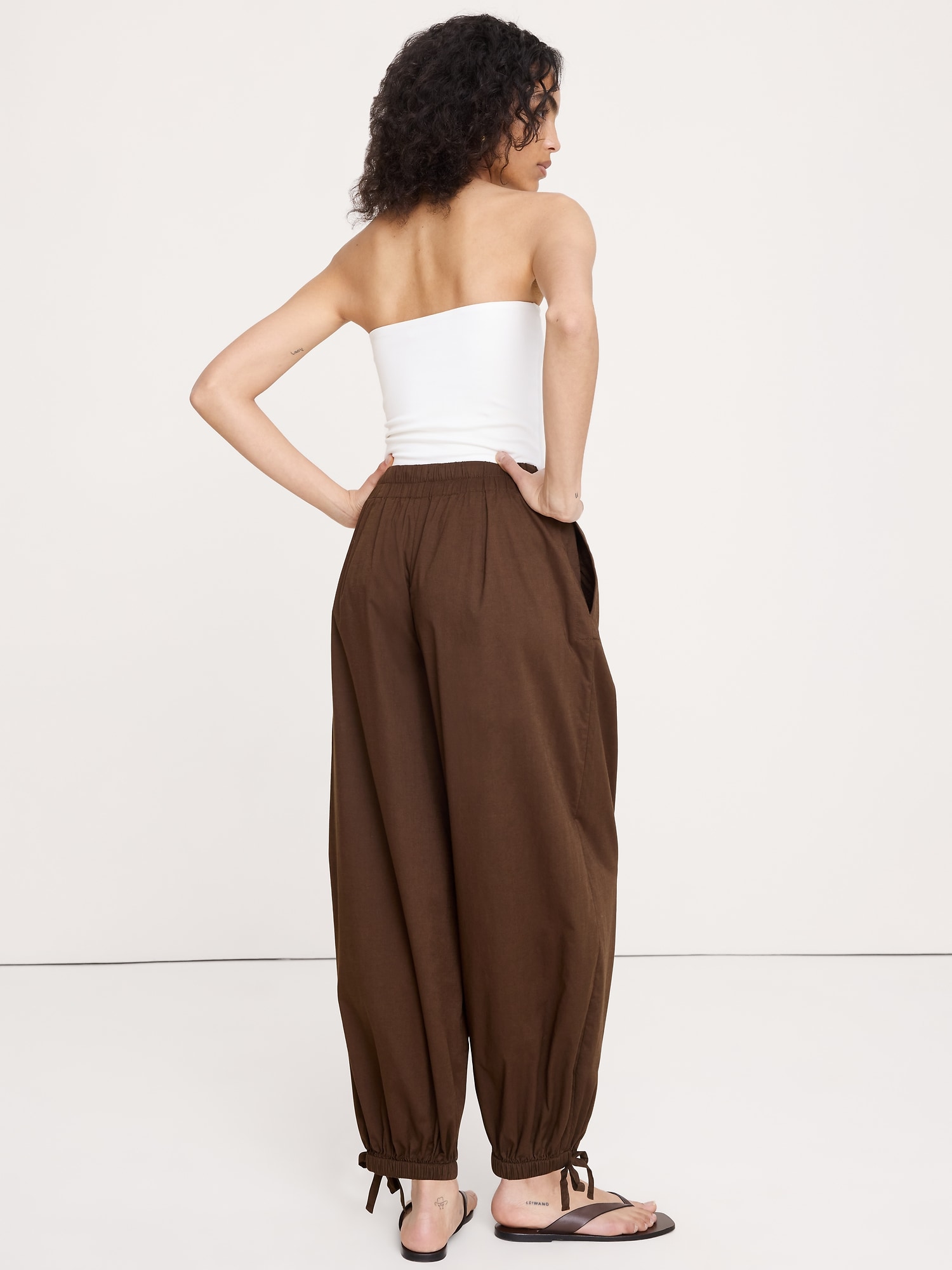 Image number 2 showing, Lightweight Cotton Balloon Pant