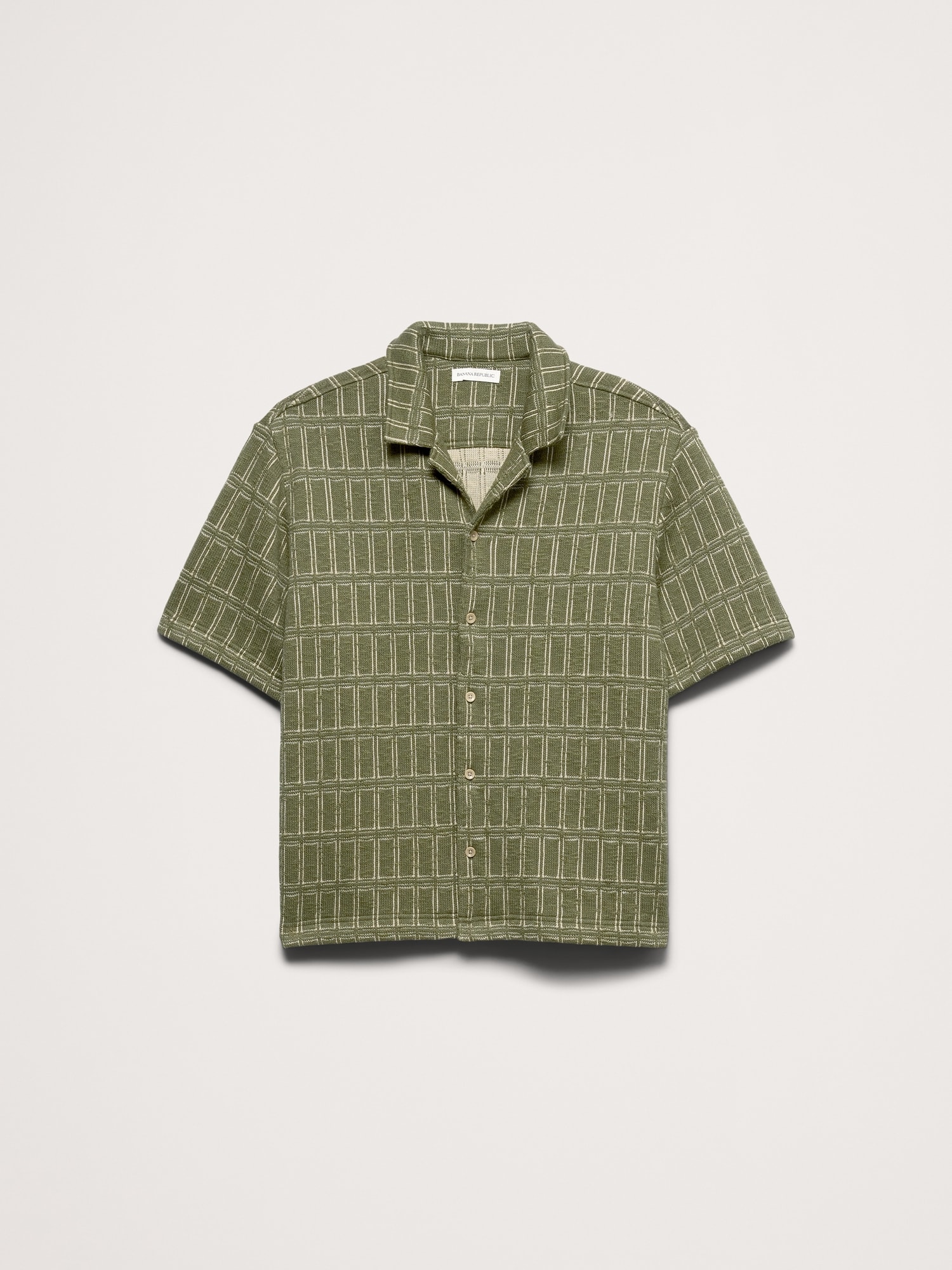Image number 4 showing, Relaxed-Fit Jacquard Resort Shirt