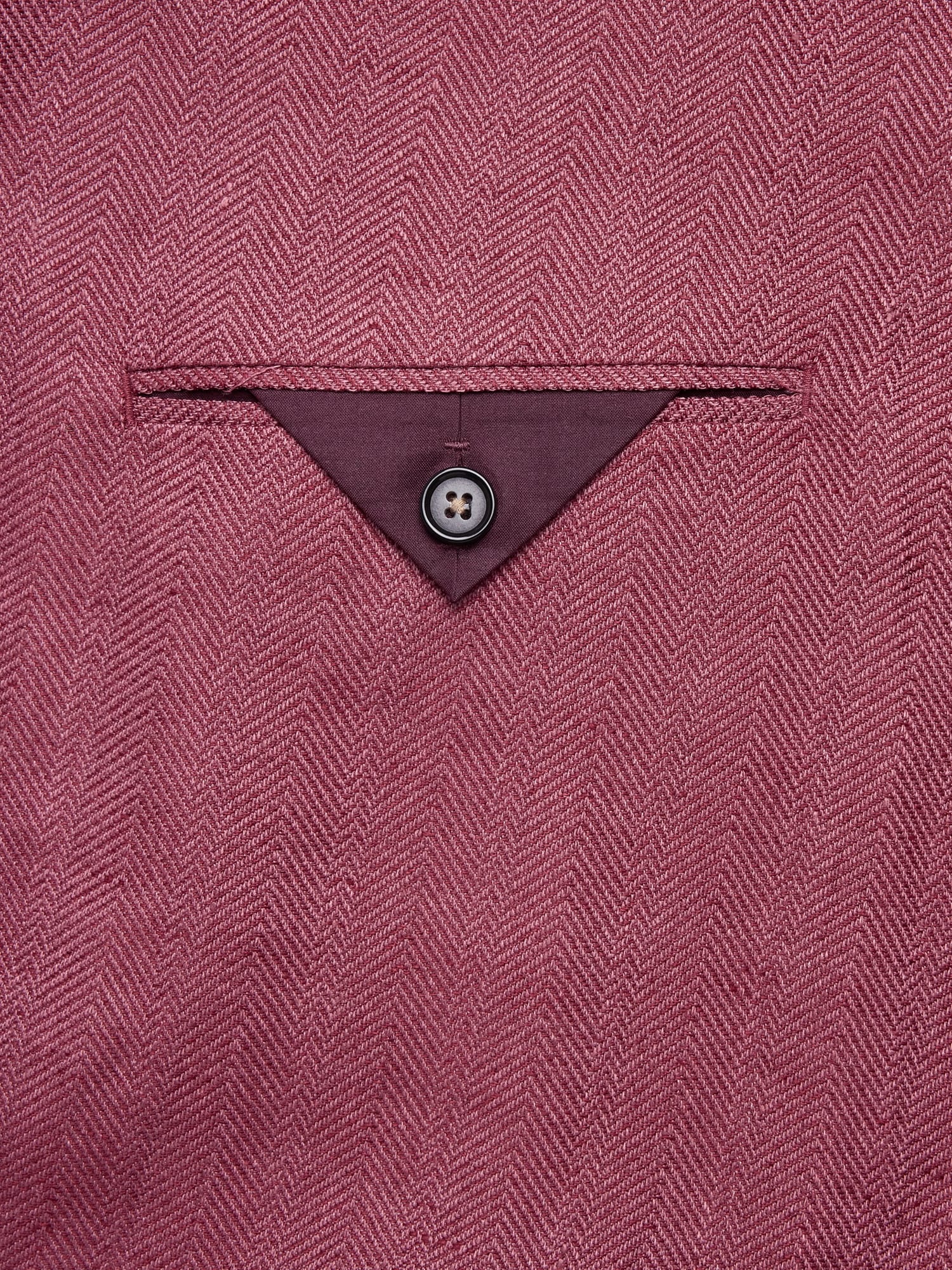 Image number 7 showing, Double-Breasted Linen-Merino Suit Jacket