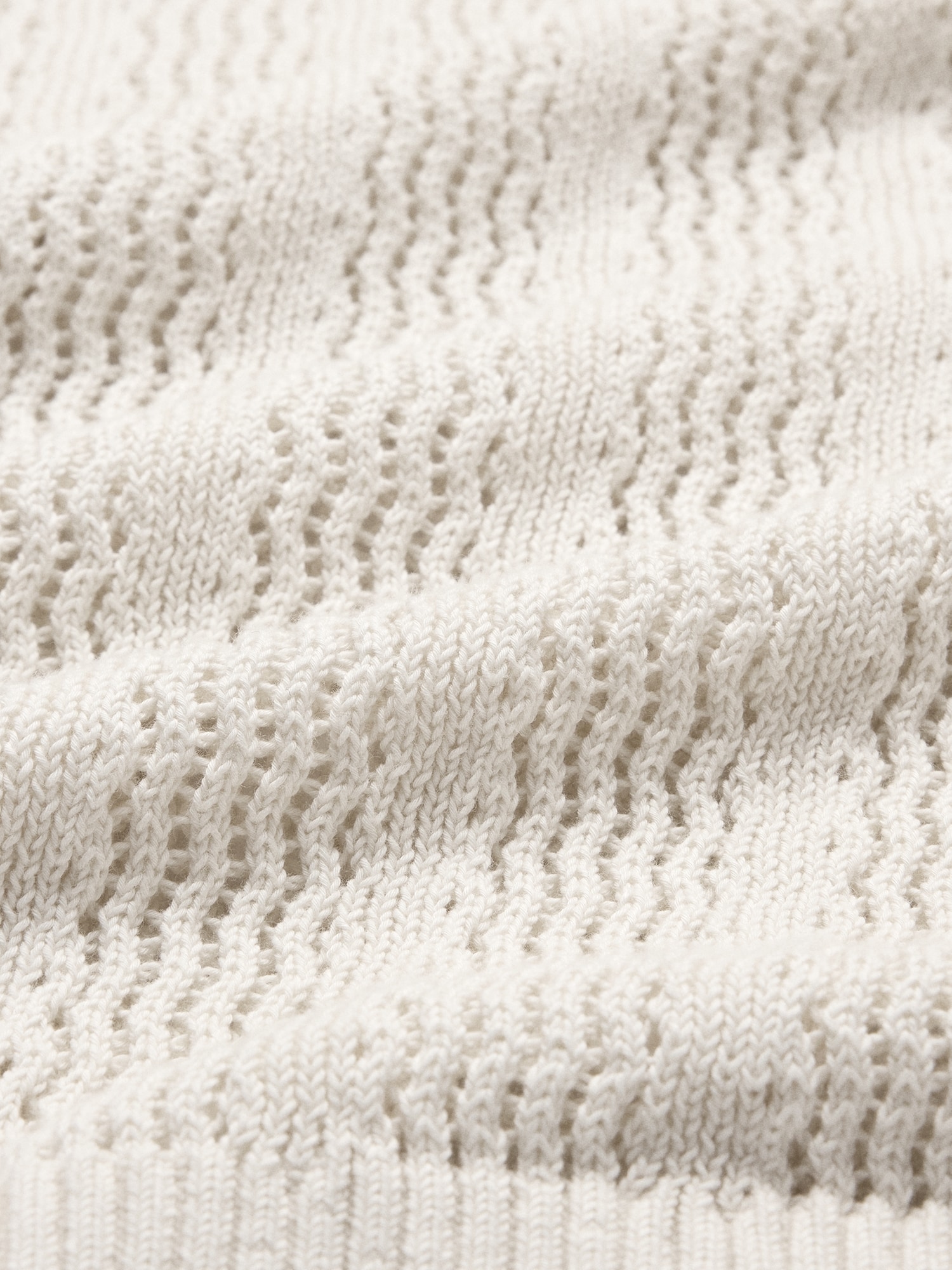 L'image numéro 5 présente Chandail à col polo en coton à texture accordéon