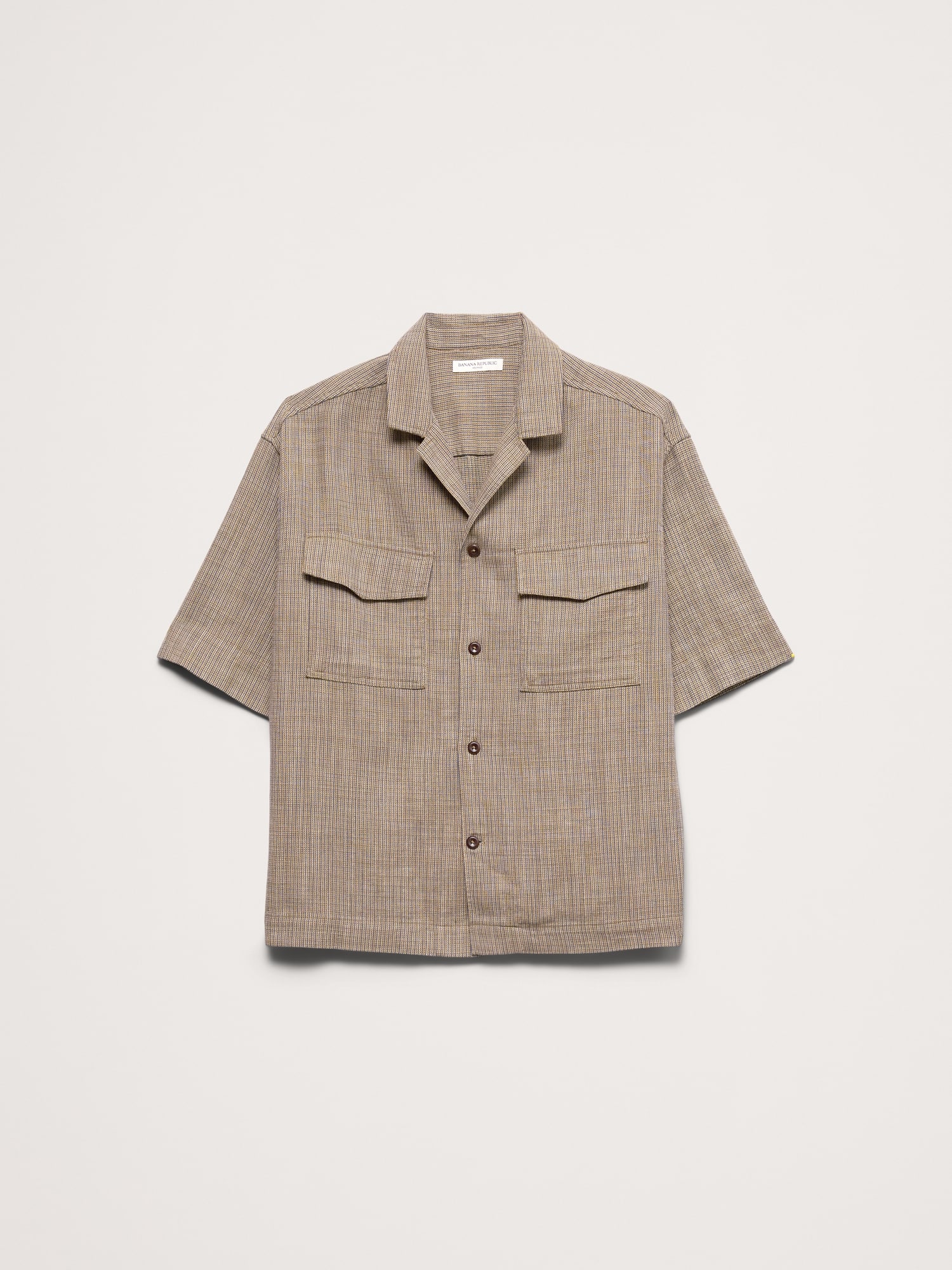 L'image numéro 4 présente Chemise de vacances décontractée en coton