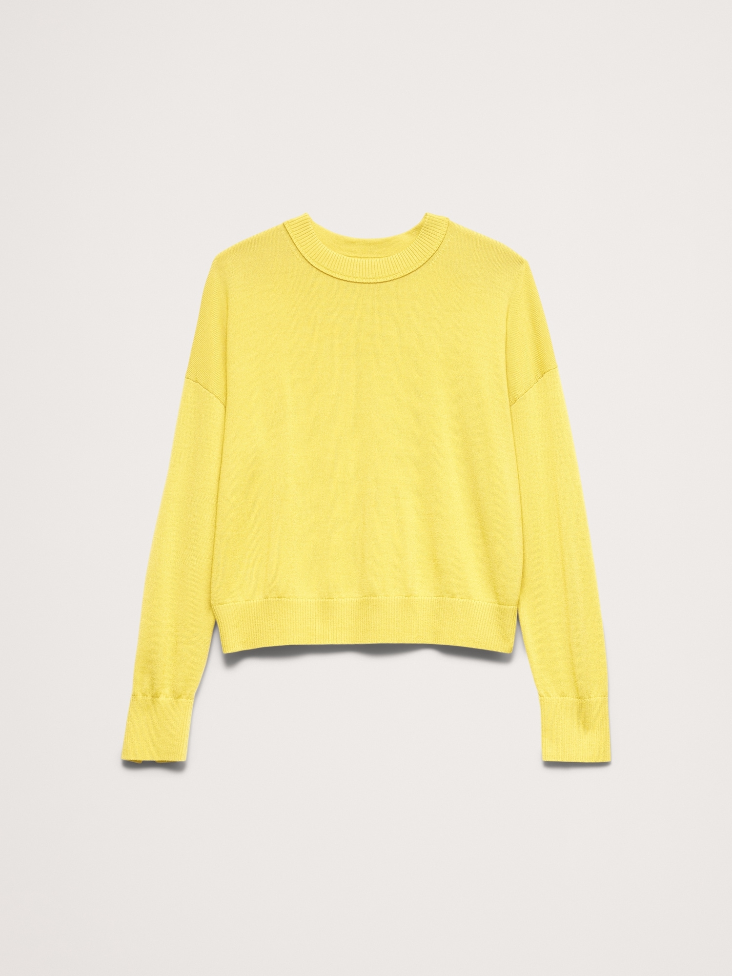 L'image numéro 2 présente Chandail ras du cou en laine mérinos