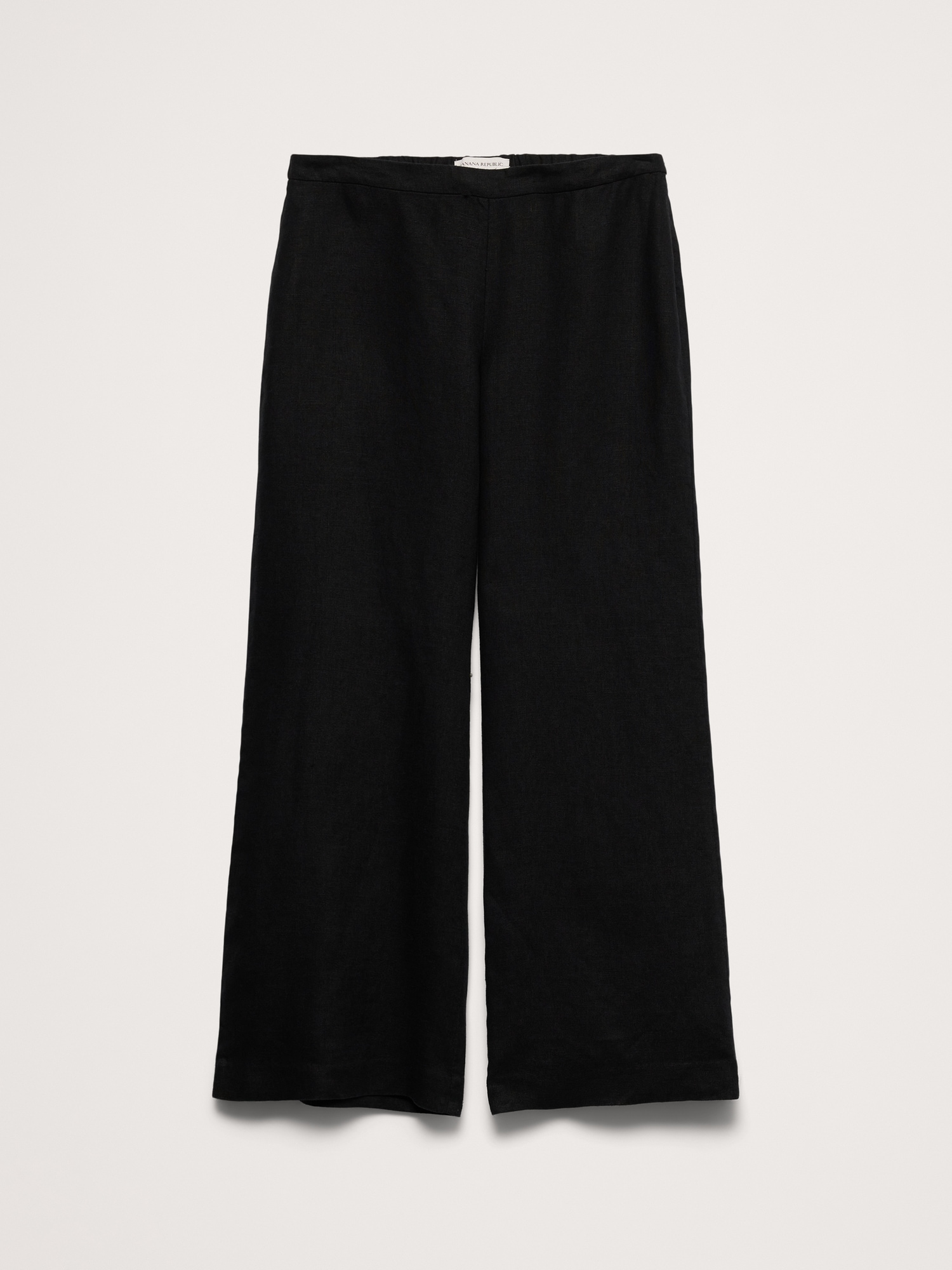 Image number 7 showing, Mid-Rise Kick-Flare Linen Ankle Pant