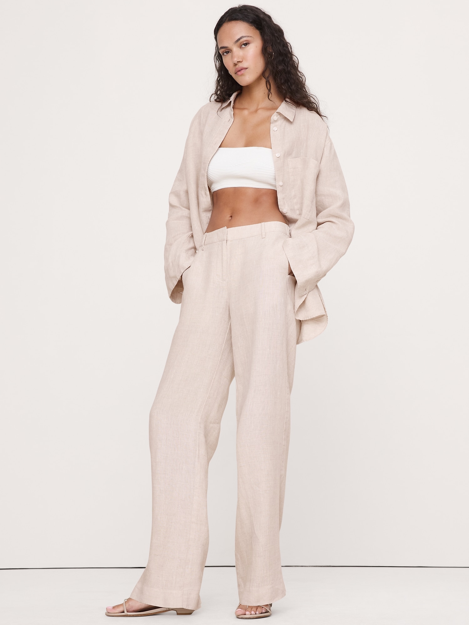 The Everyday Wide-Leg Pant in Linen