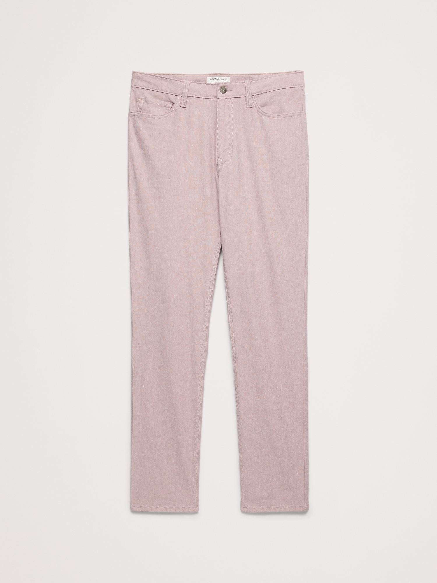 L'image numéro 4 présente Pantalon Voyageur étroit en lin et coton