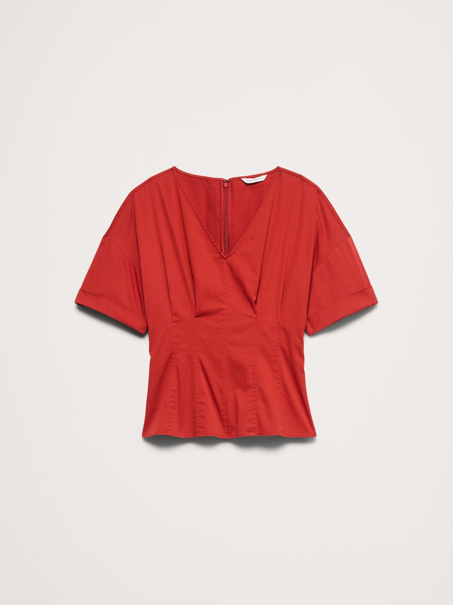 Image number 4 showing, Soft Cotton Fitted Waist Top