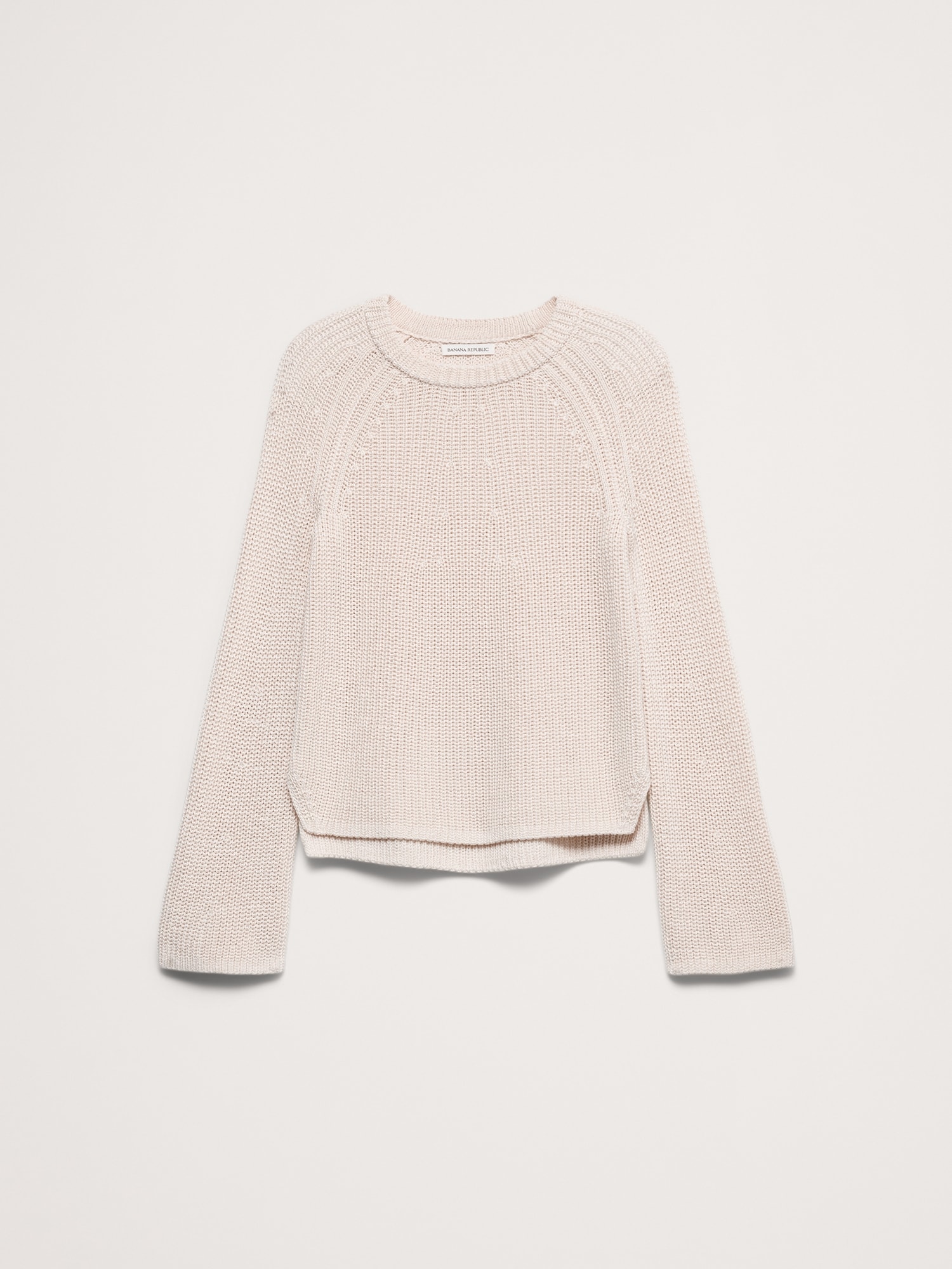 Image number 4 showing, Cotton Flare-Sleeve Sweater