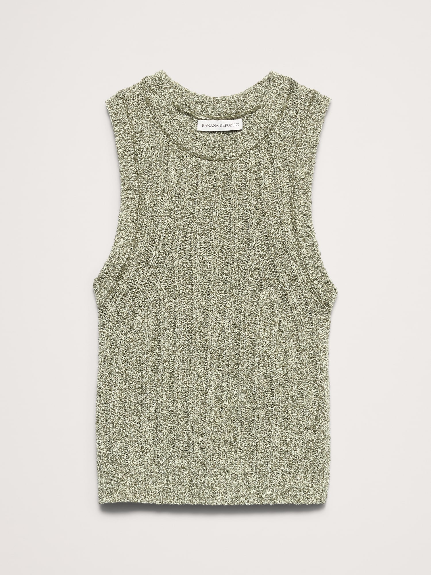 Image number 4 showing, Bouclé Cotton Sweater Tank
