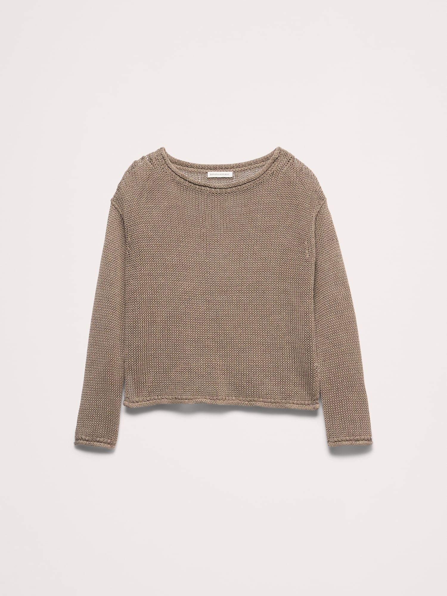 Image number 8 showing, Heirloom Linen Boatneck Sweater