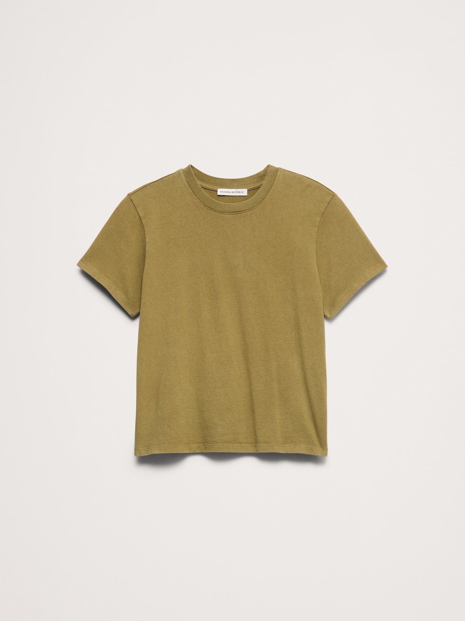 Image number 2 showing, Vintage Cotton Crew-Neck T-Shirt