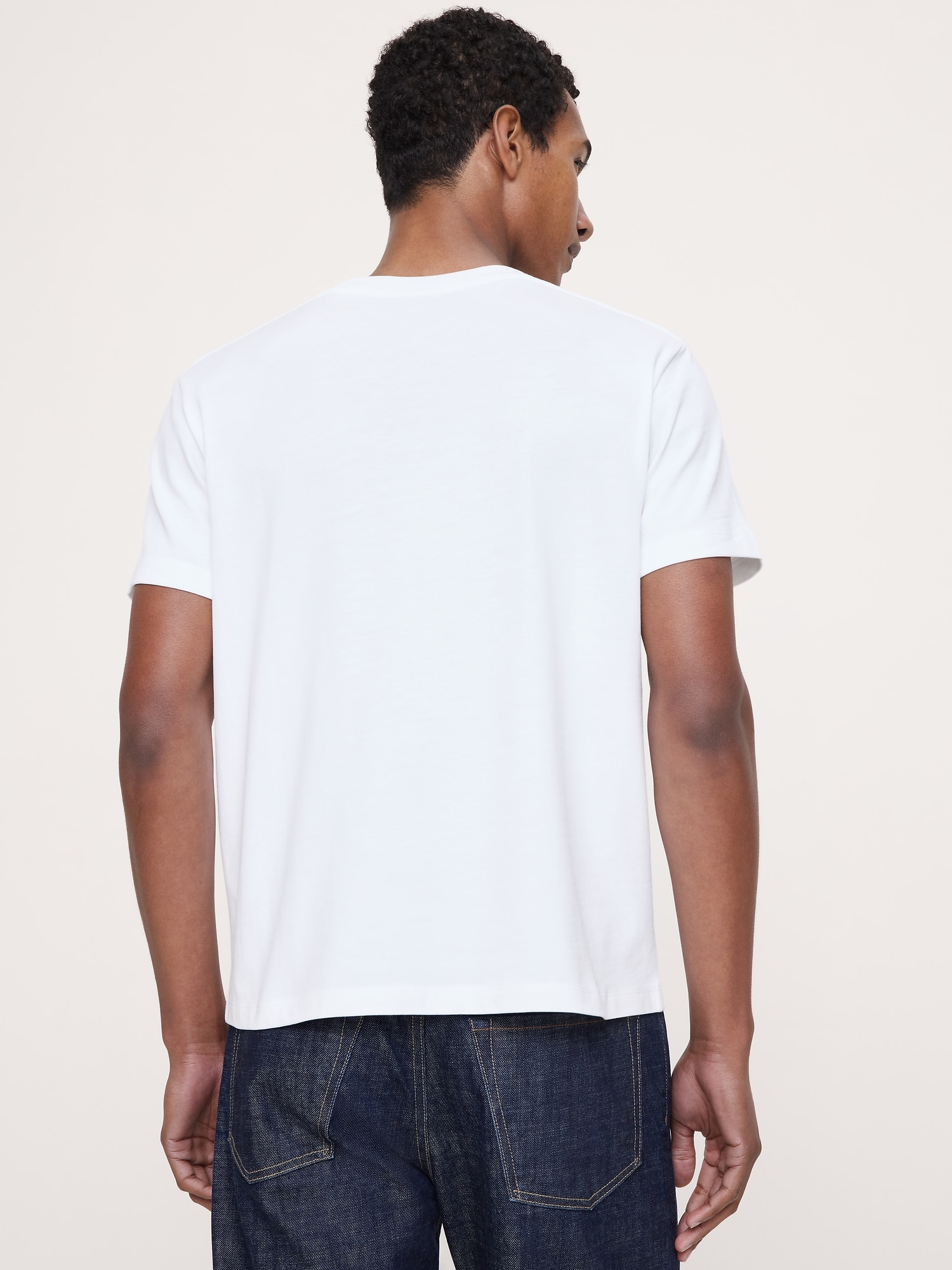 Image number 2 showing, Sueded Cotton Crew-Neck T-Shirt
