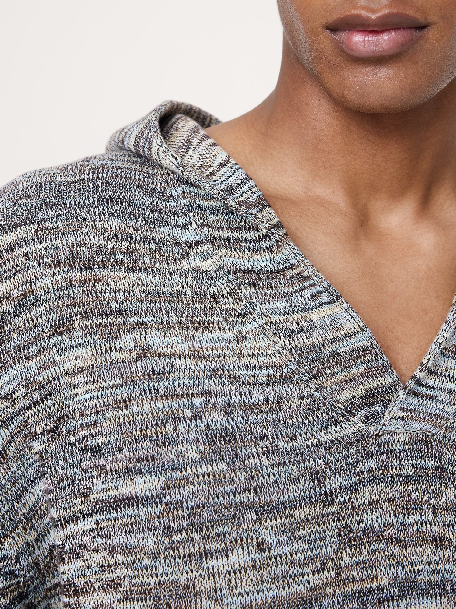 Image number 3 showing, Spacedye Cotton Sweater Hoodie