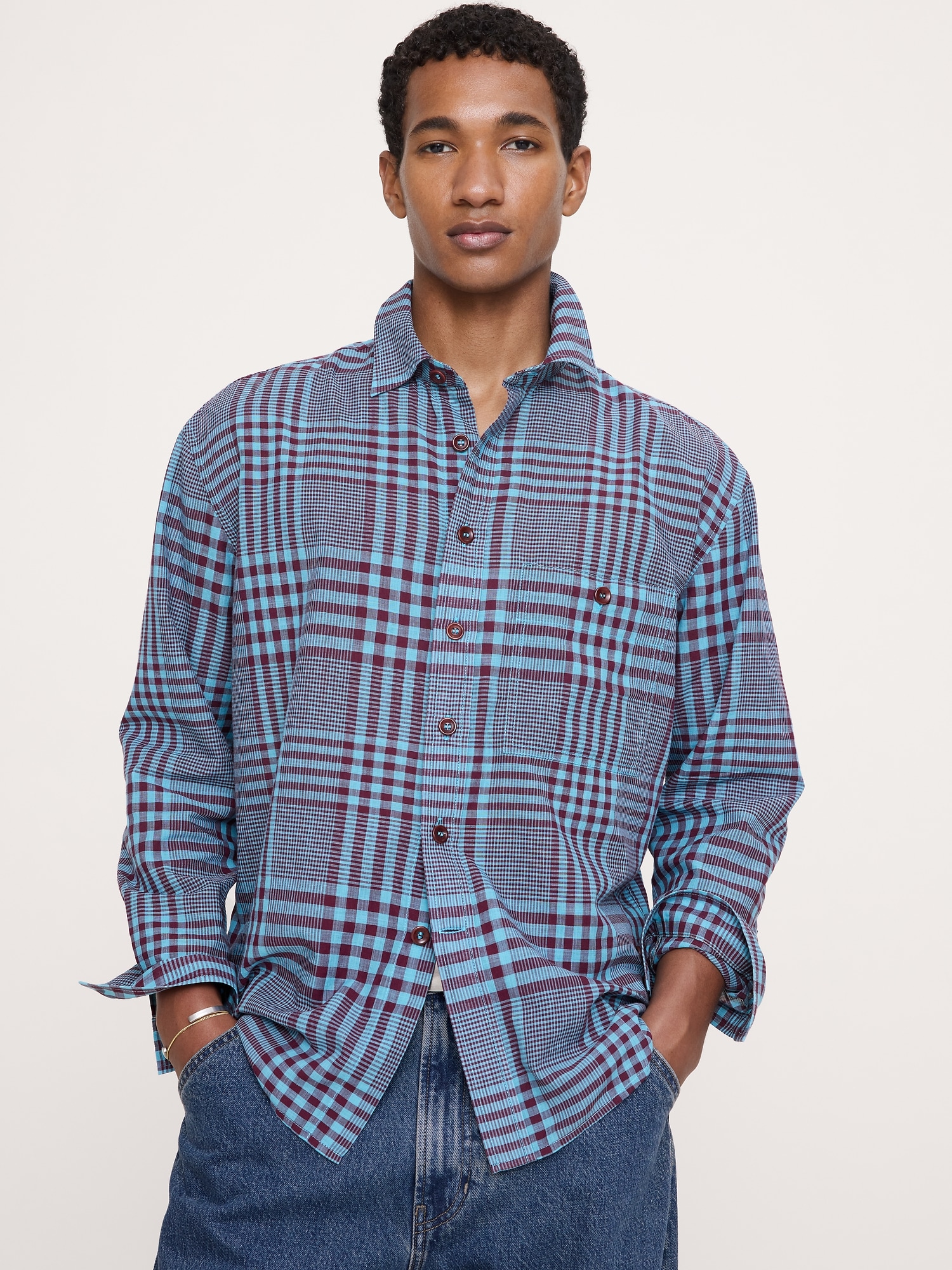 Image number 1 showing, Relaxed-Fit Summerweight Cotton Shirt