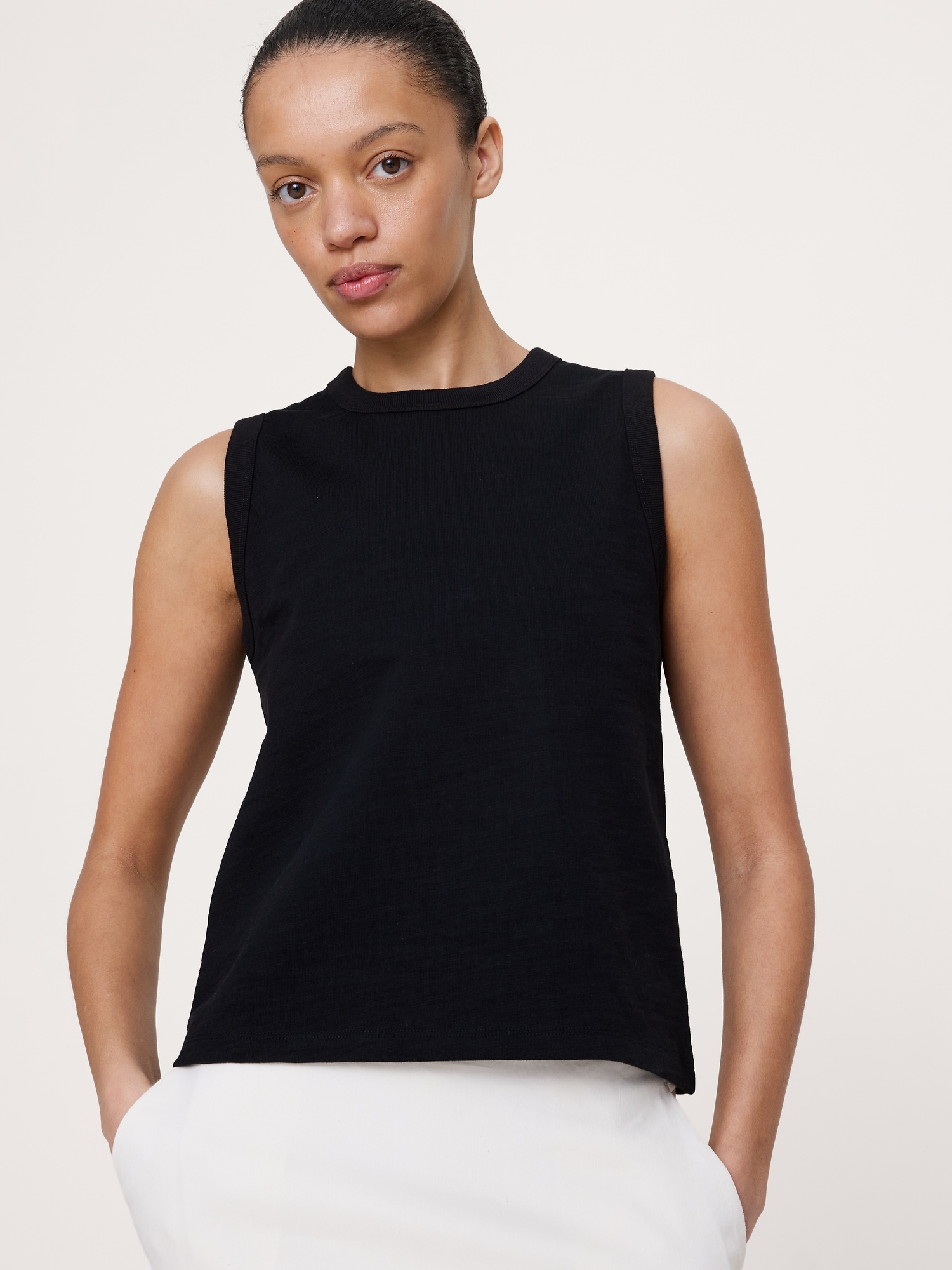 Image number 3 showing, Heavyweight Slub Cotton Tank