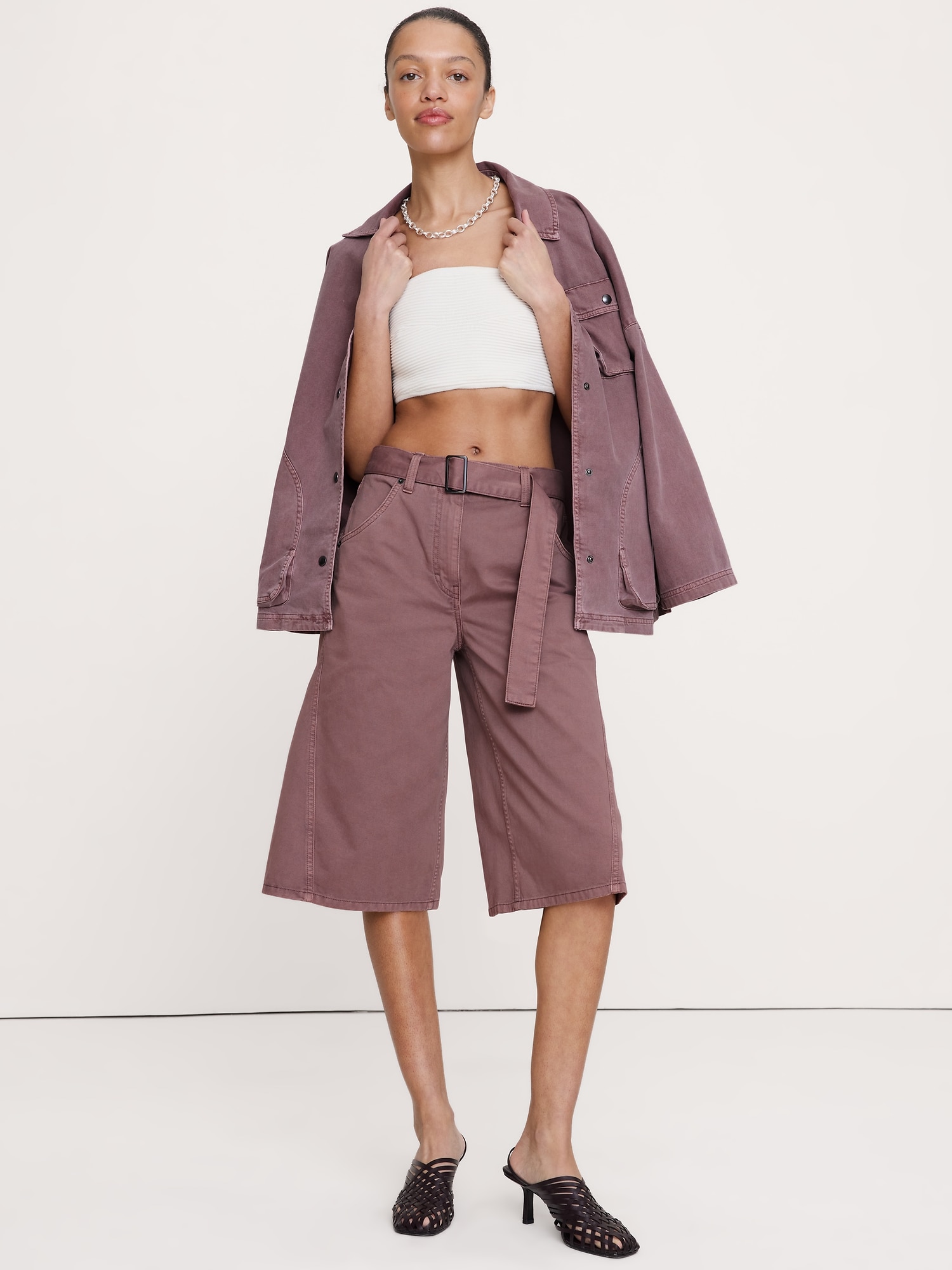 Image number 1 showing, 16" Cotton Long Bermuda Short