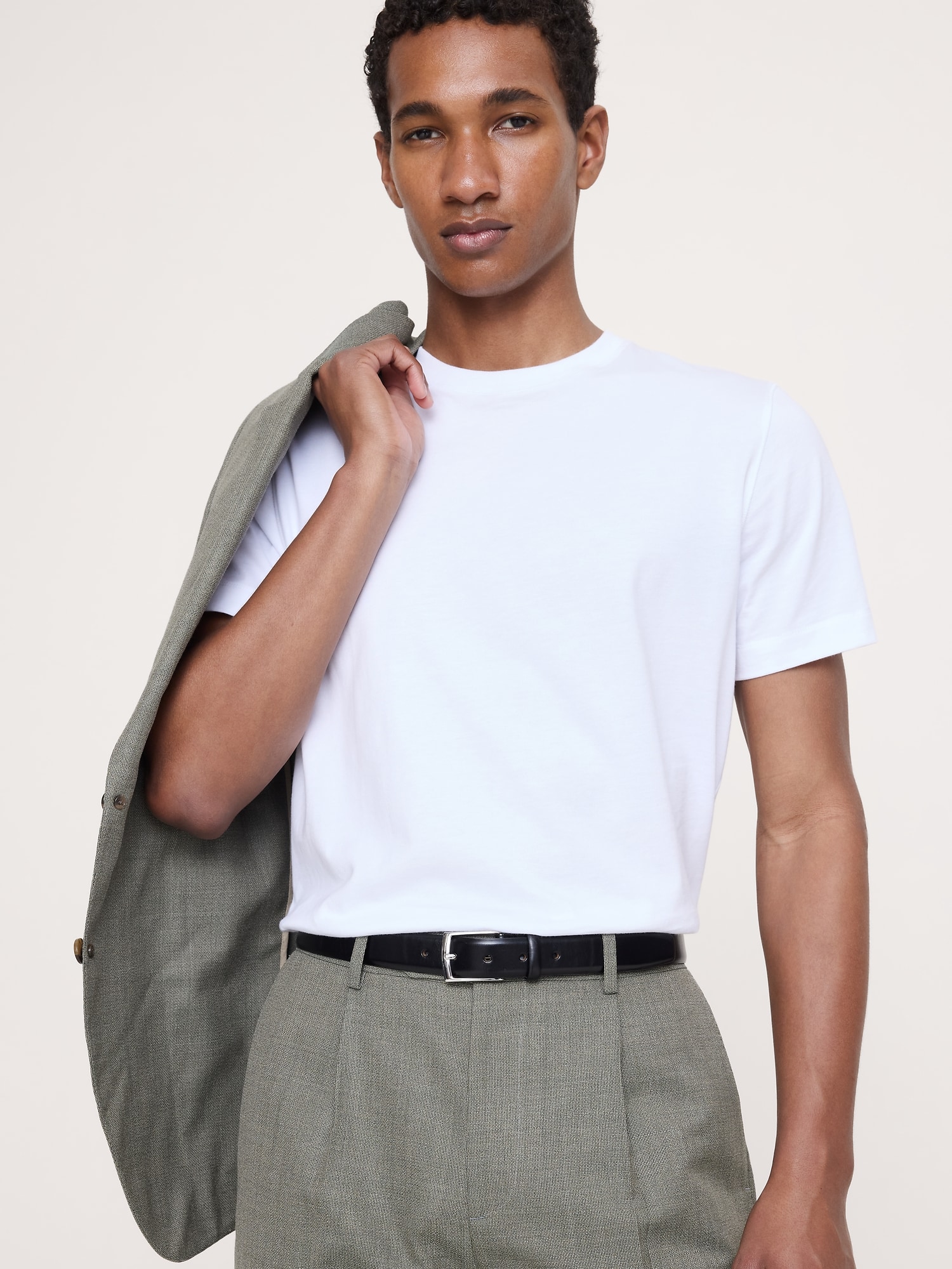 Image number 4 showing, Leather Dress Belt