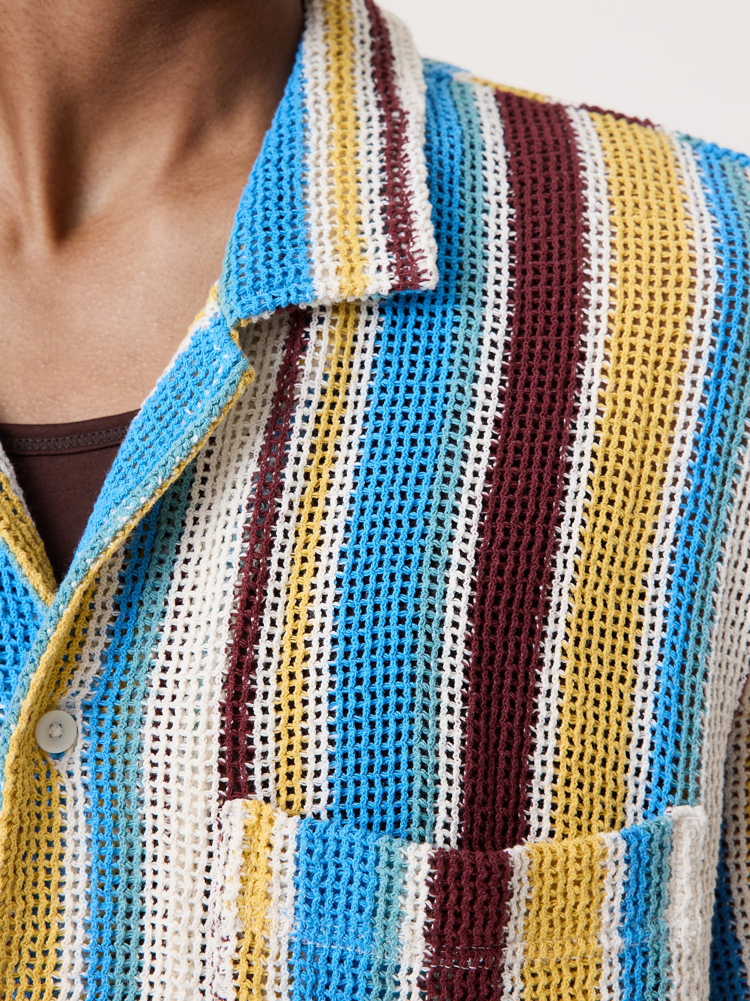 Image number 5 showing, Cotton Mesh Resort Shirt