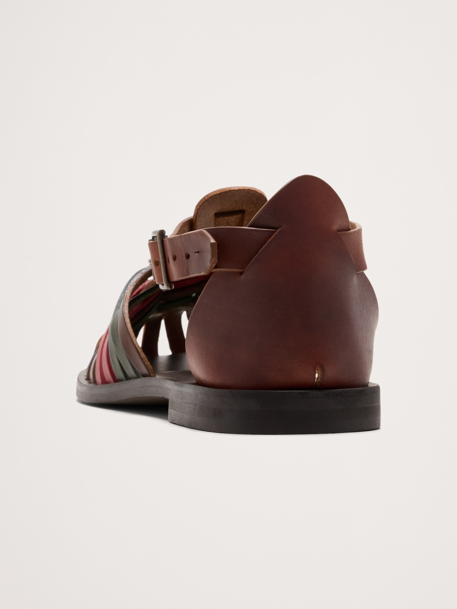 L'image numéro 3 présente Sandales de pêcheur en cuir italien