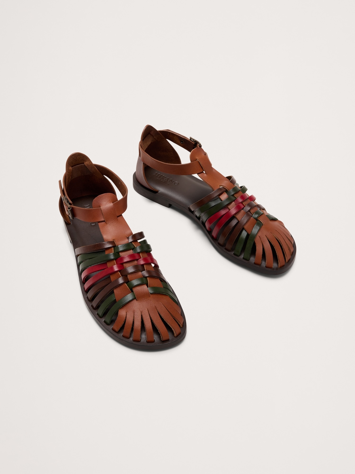 L'image numéro 2 présente Sandales de pêcheur en cuir italien